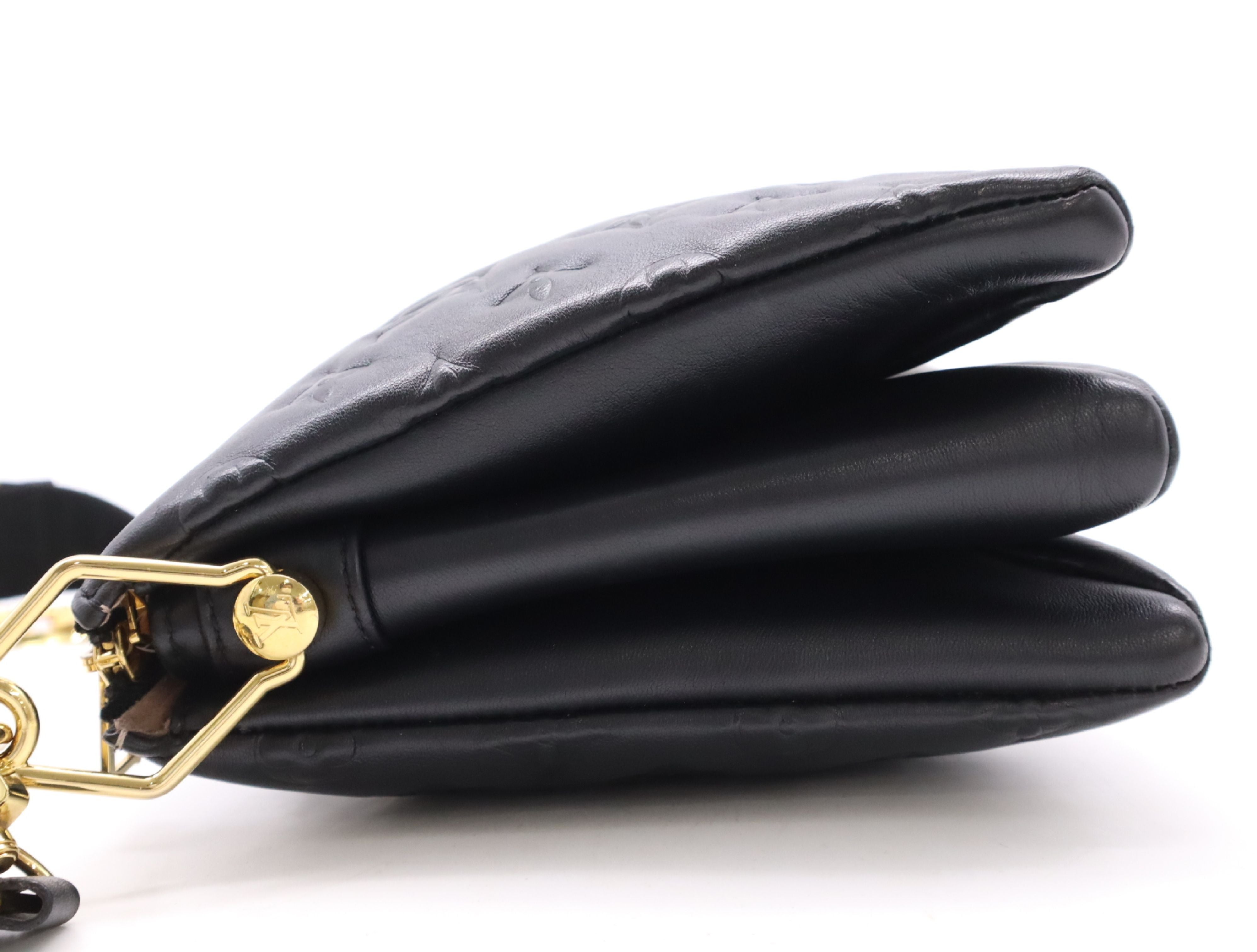 Louis Vuitton Coussin NM PM, Embossed Monogram Black m21260