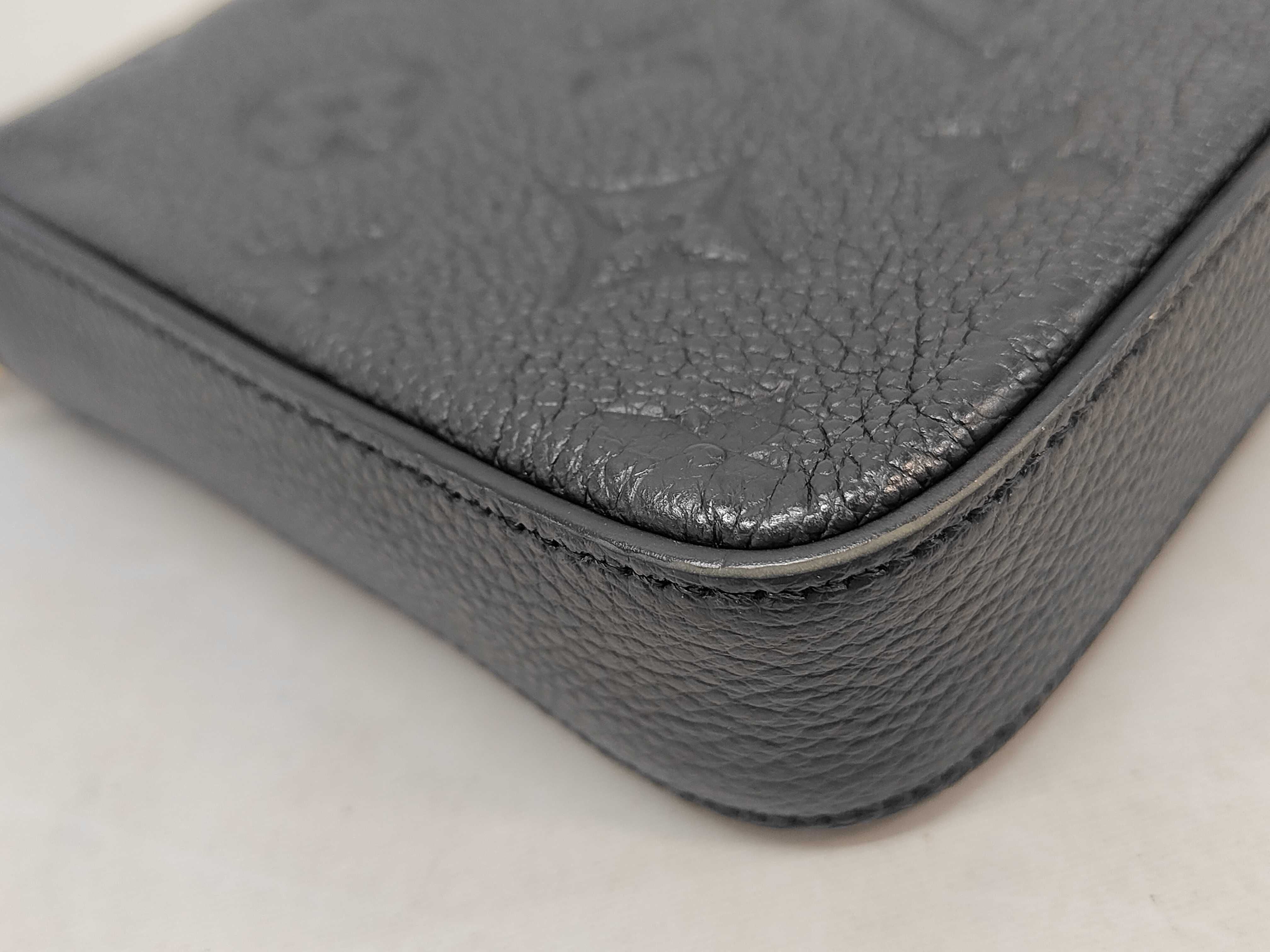 Louis Vuitton Félicie Pochette, Monogram Empreinte Black