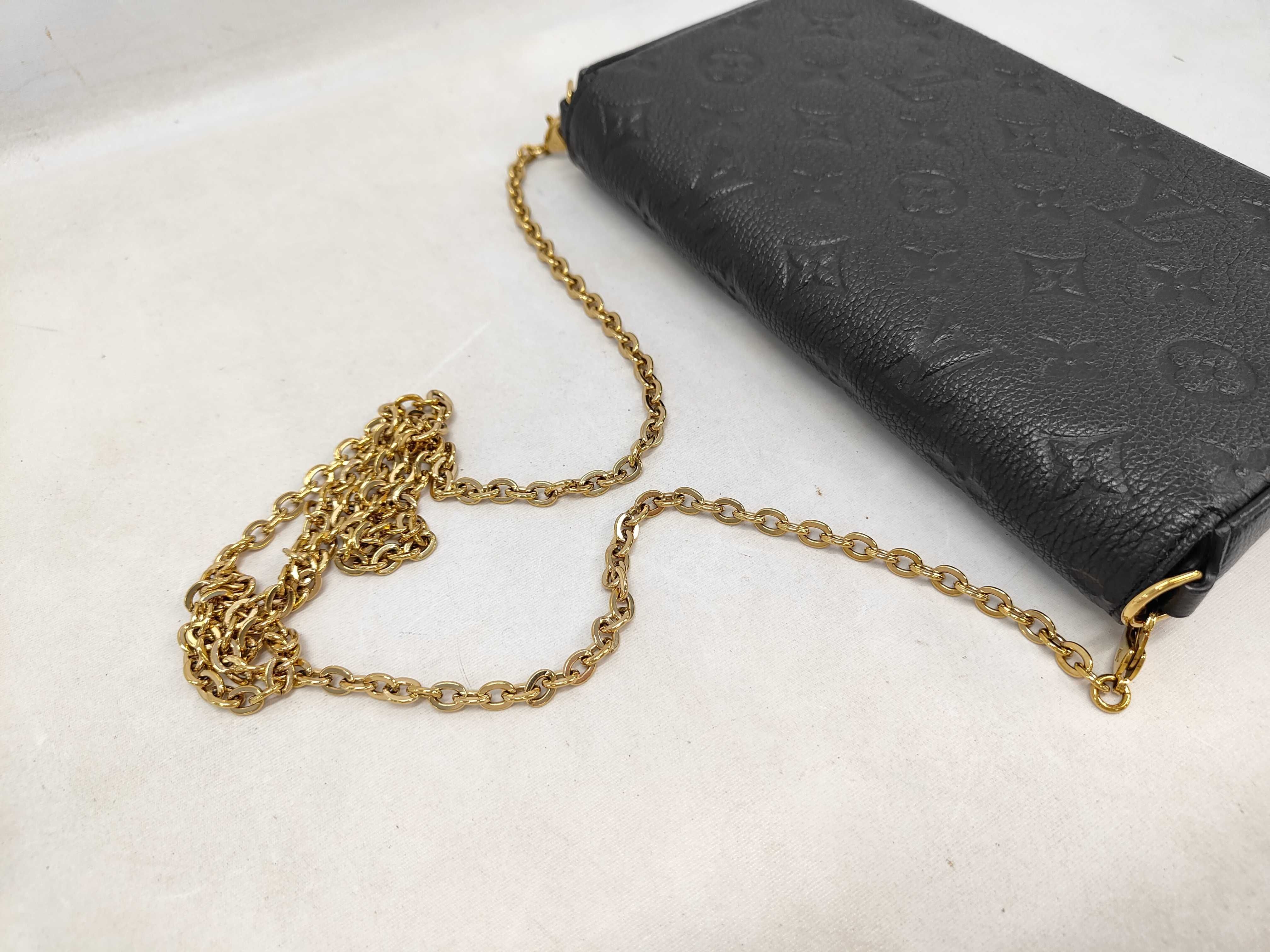 Louis Vuitton Félicie Pochette, Monogram Empreinte Black