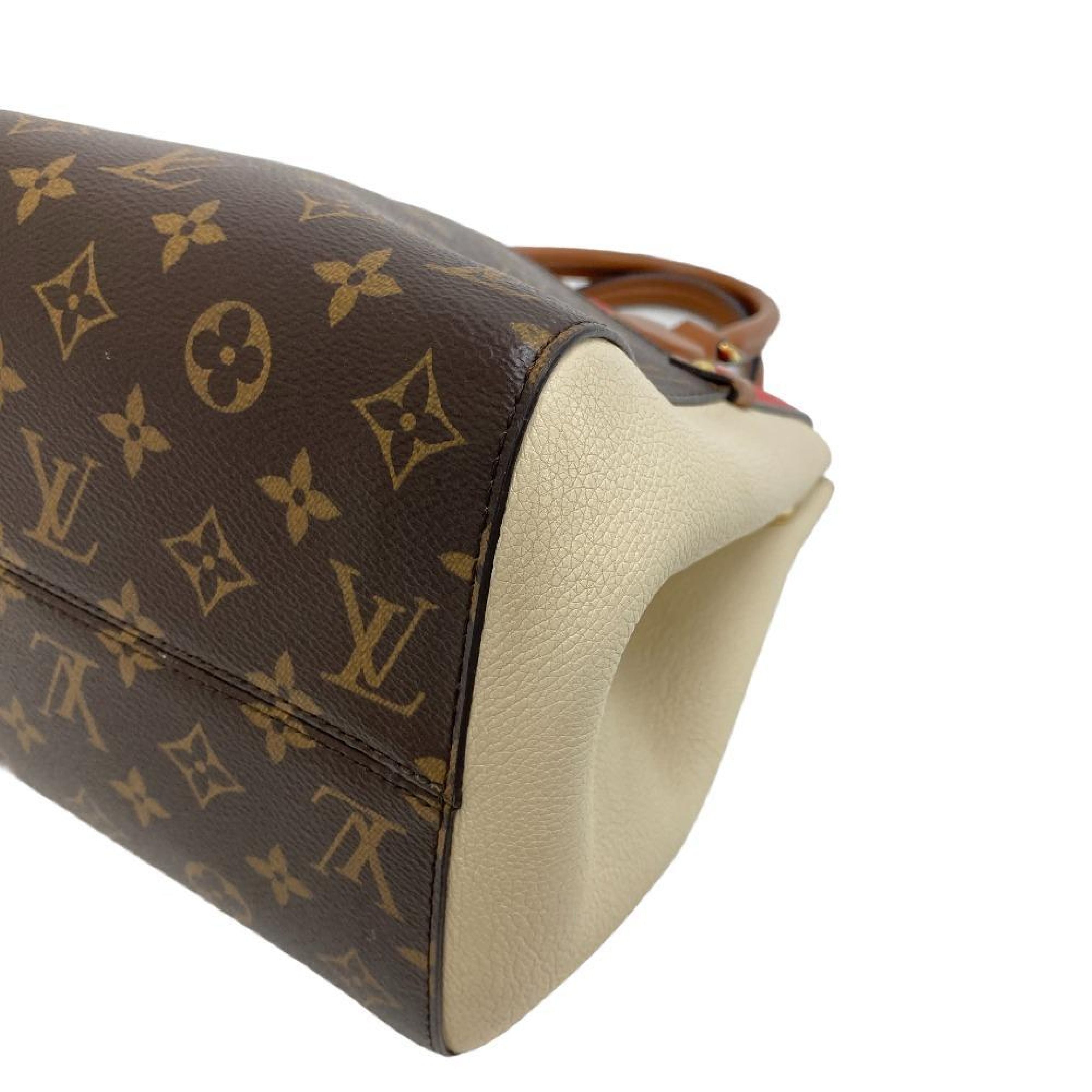 Louis VuittonMonogram Fold Tote Pm Red