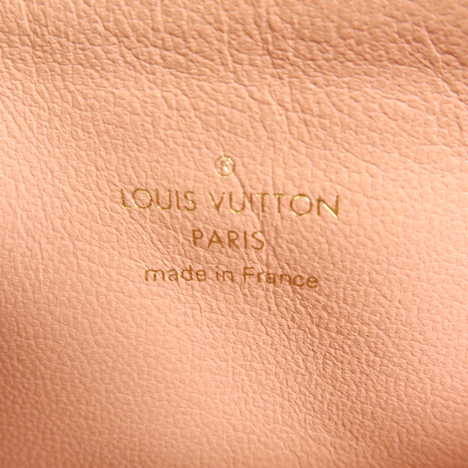 Louis Vuitton Coussin Sheepskin PM, Embossed Monogram Beige Pink Cream