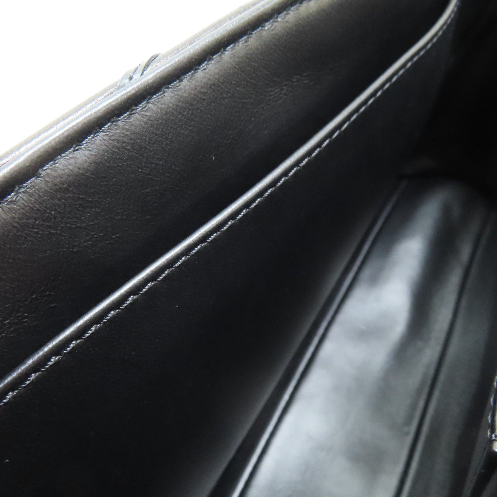 Louis Vuitton Go-14 Chain Shoulder Bag Lambskin Black MM