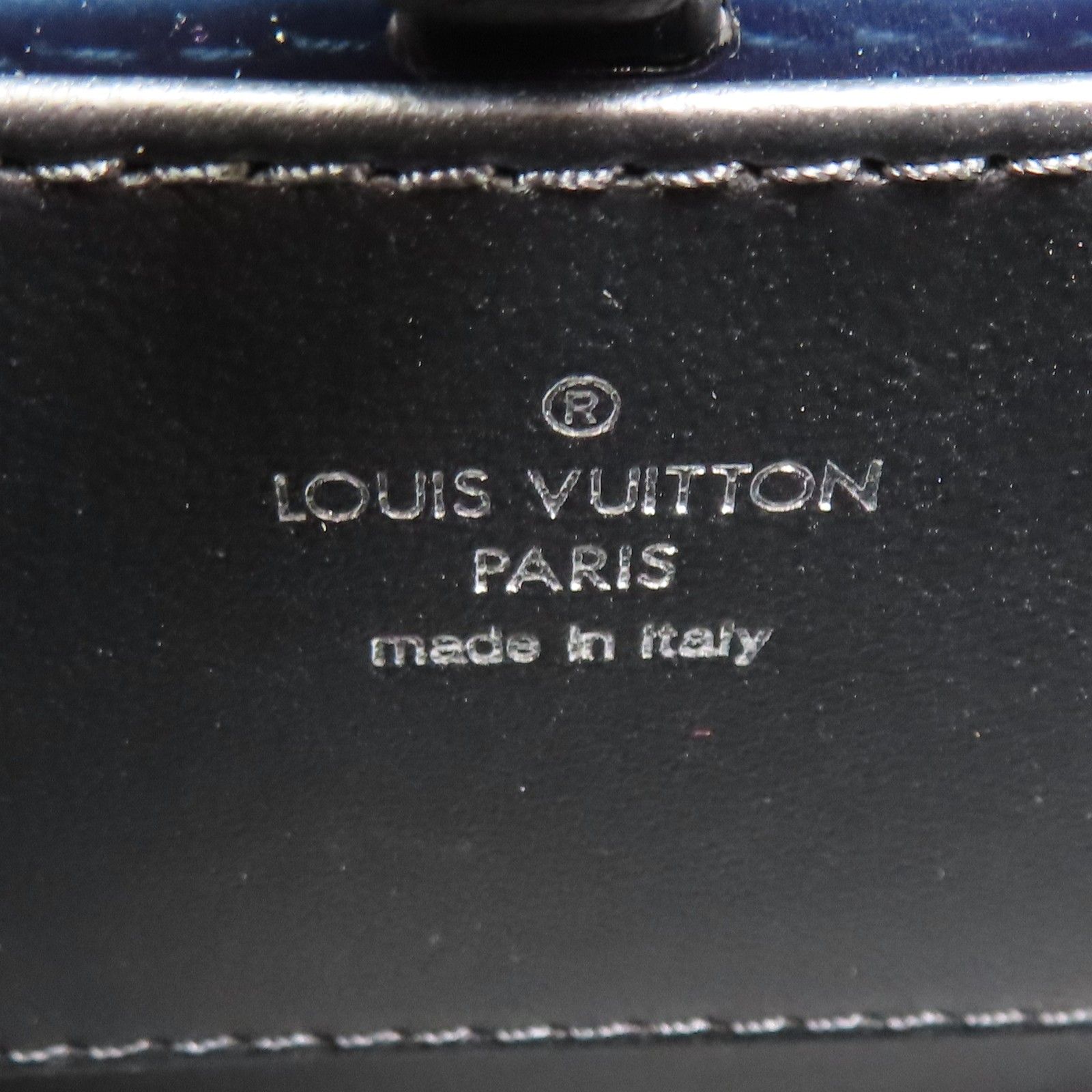 Louis Vuitton Go-14 Chain Shoulder Bag Lambskin Black MM