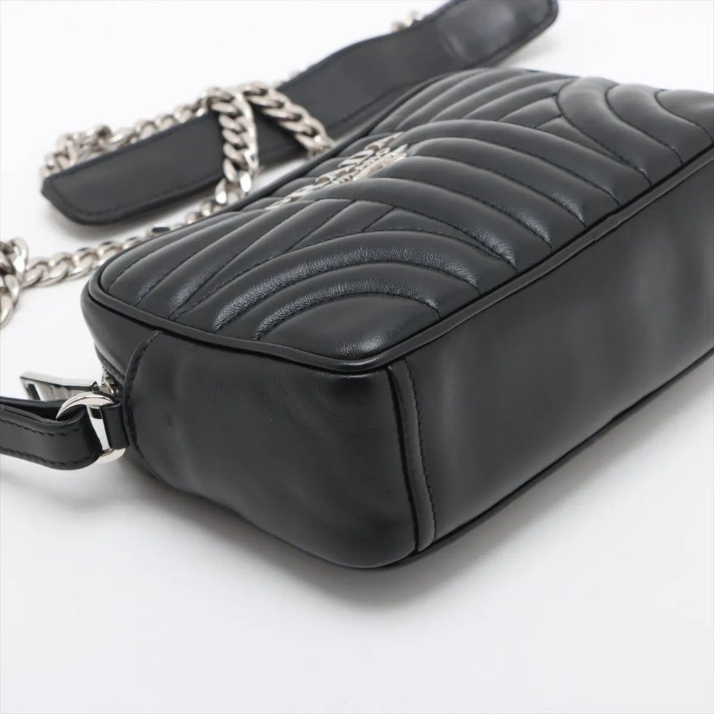 Prada Diagram Chain Shoulder Bag Black