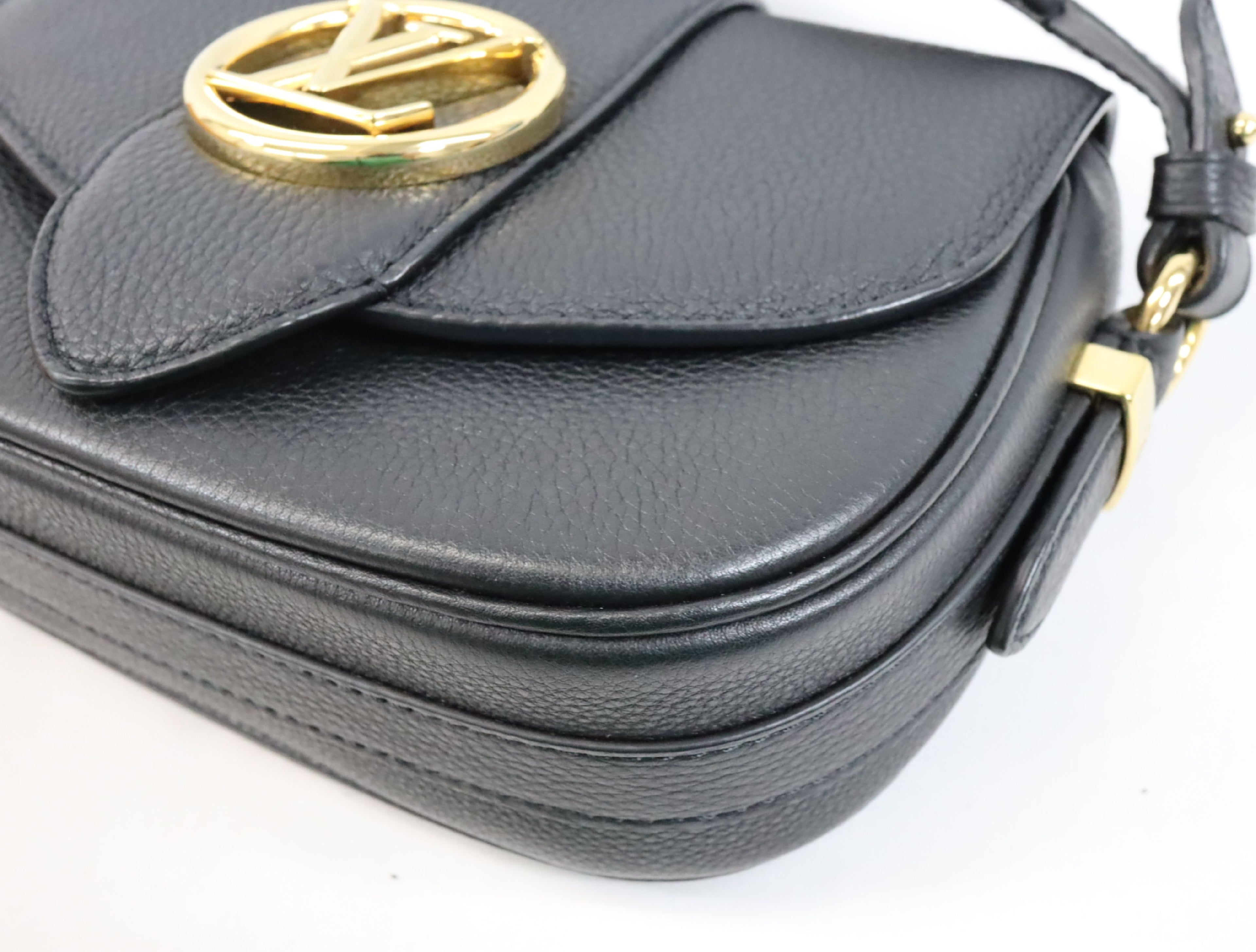 Louis Vuitton Logo Pont Neuf Soft Pm Shoulder Bag