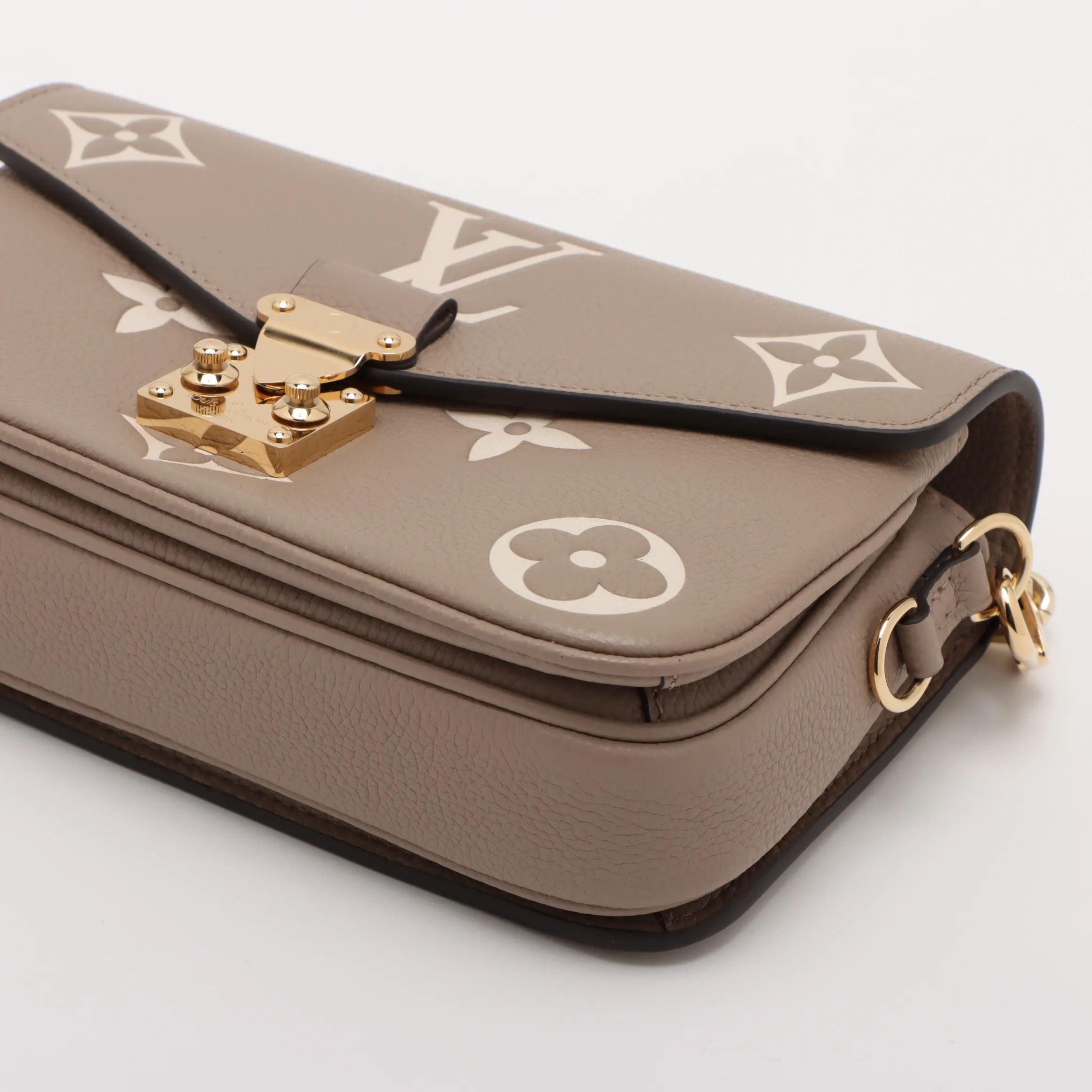 Bicolor monogram Empreinte Pochette Metis Beige