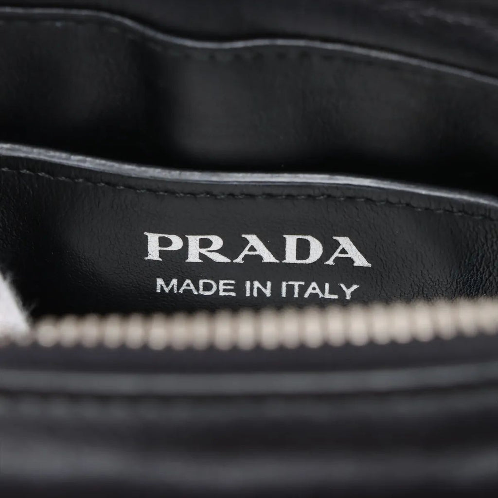 Prada Diagram Chain Shoulder Bag Black