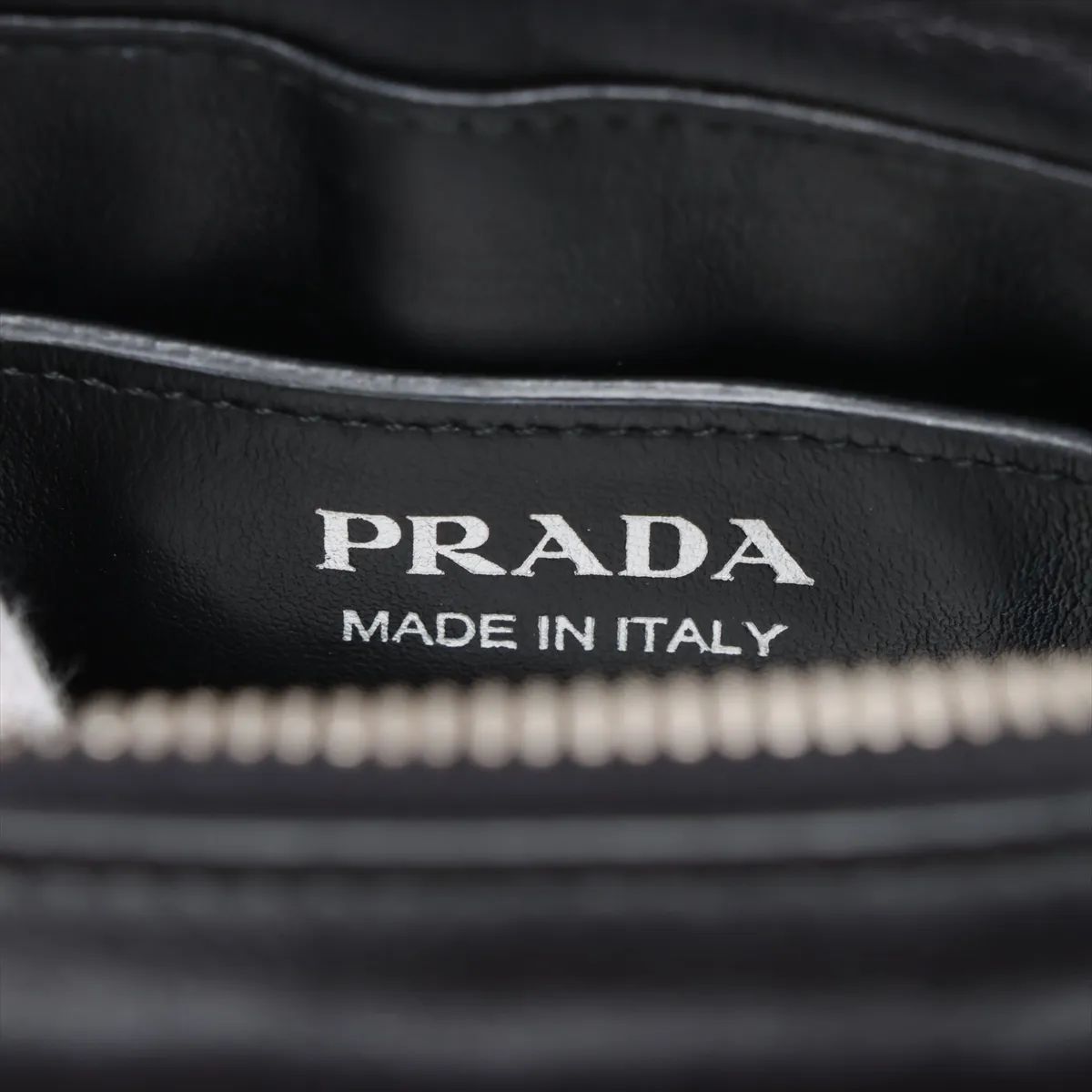 Prada Diagram Chain Shoulder Bag Black