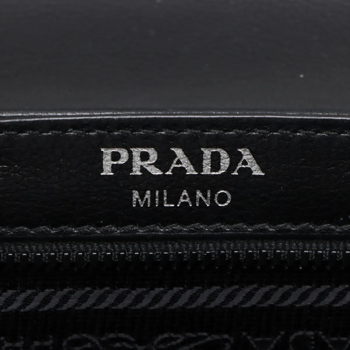 Prada Studded Chain Flap Shoulder Bag White X Black