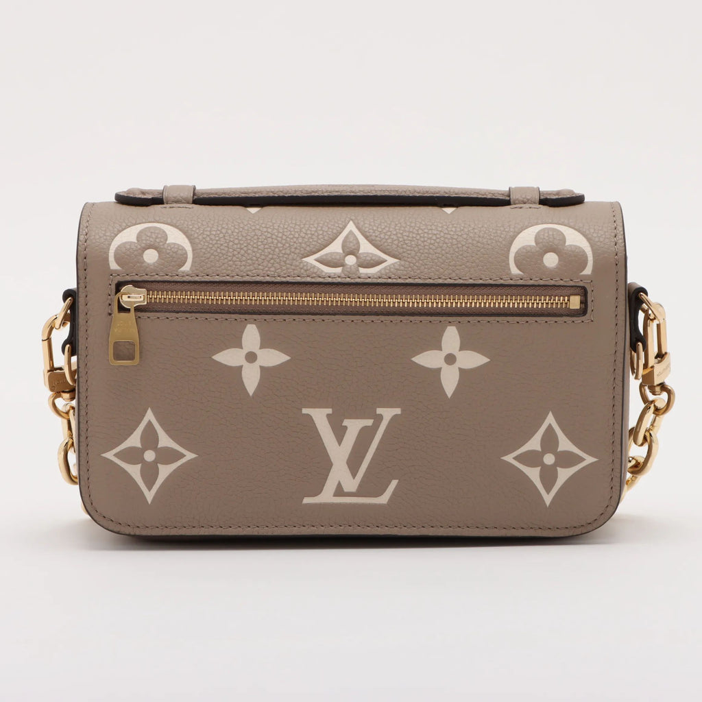 Bicolor monogram Empreinte Pochette Metis Beige