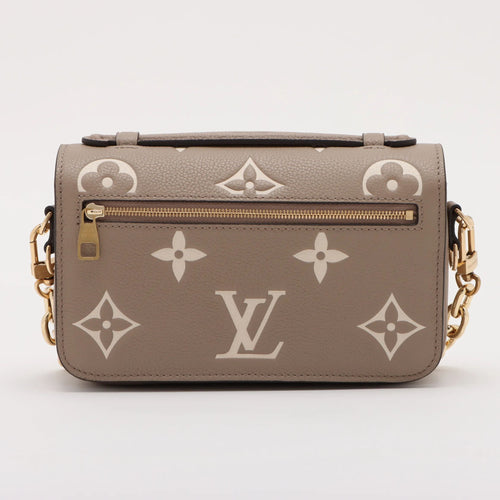 Bicolor monogram Empreinte Pochette Metis Beige