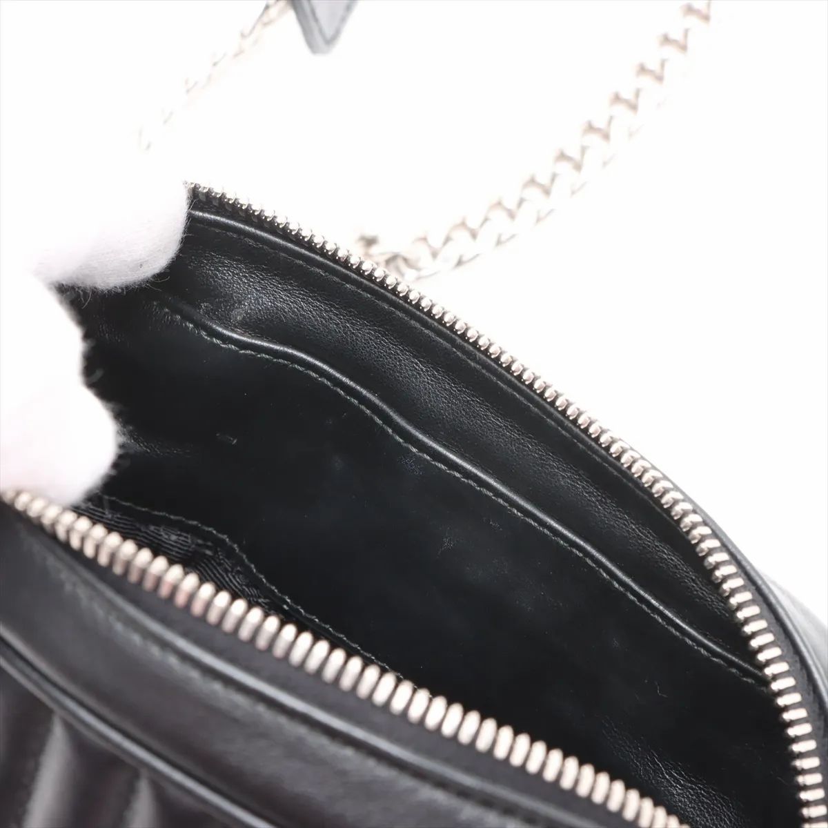 Prada Diagram Chain Shoulder Bag Black