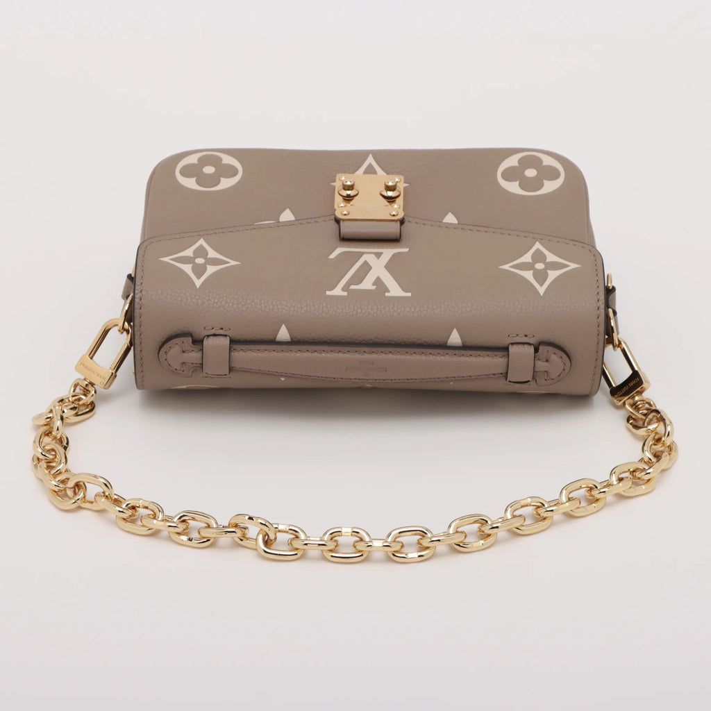Bicolor monogram Empreinte Pochette Metis Beige