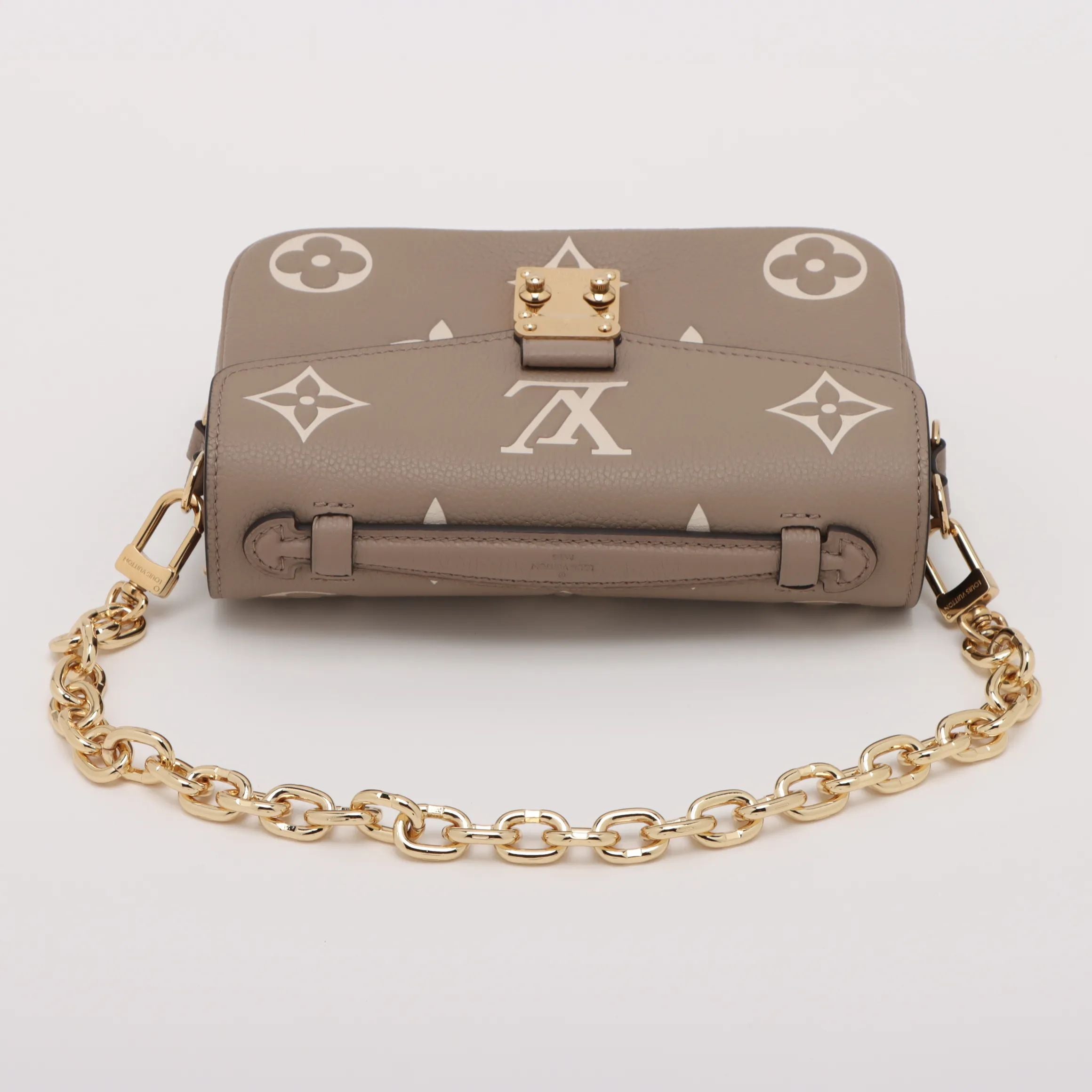Bicolor monogram Empreinte Pochette Metis Beige