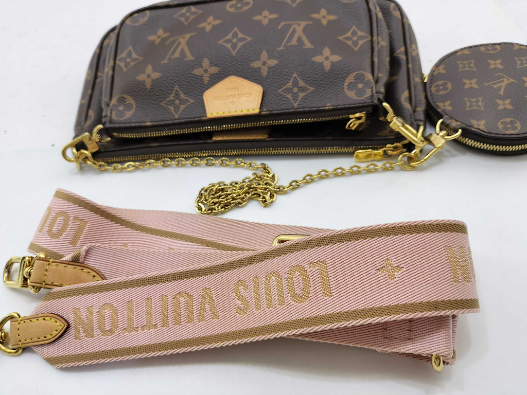 Louis Vuitton Multi Pochette Accessories Pink Strap #1