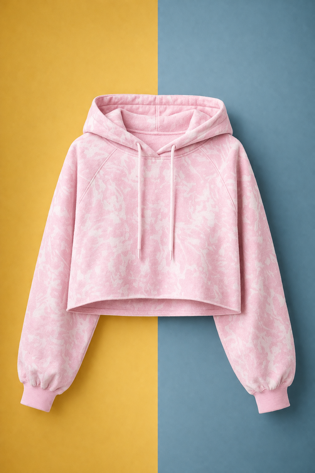 Paper Moon Camo Cropped Hoodie Top & Bottom