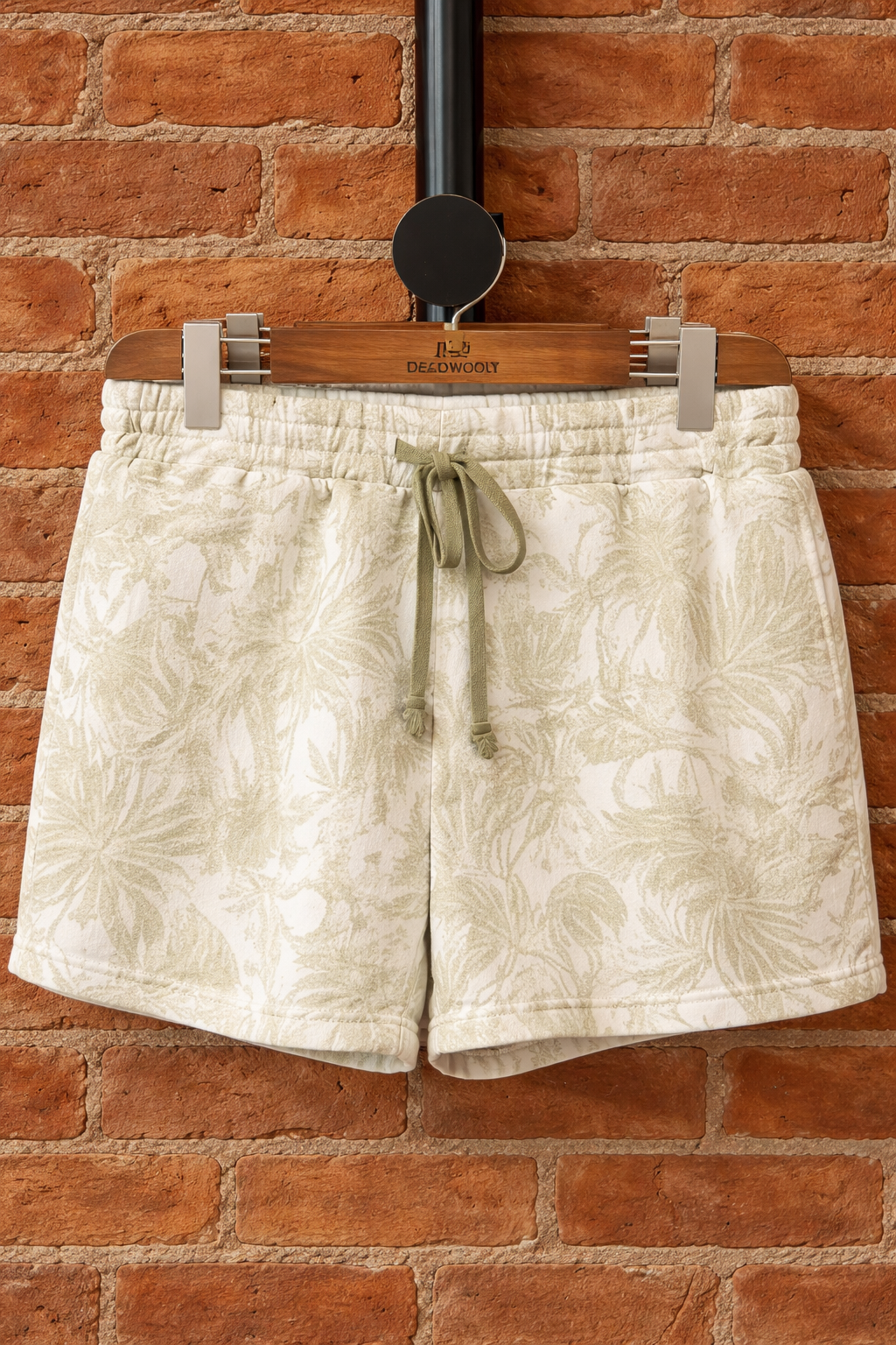 Paper Moon GREEN Gingham Camo Lounge Top & Shorts