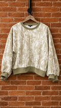 Paper Moon GREEN Gingham Camo Lounge Top & Shorts
