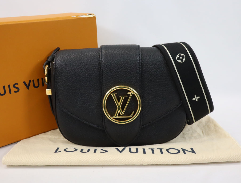 Louis Vuitton Logo Pont Neuf Soft Pm Shoulder Bag