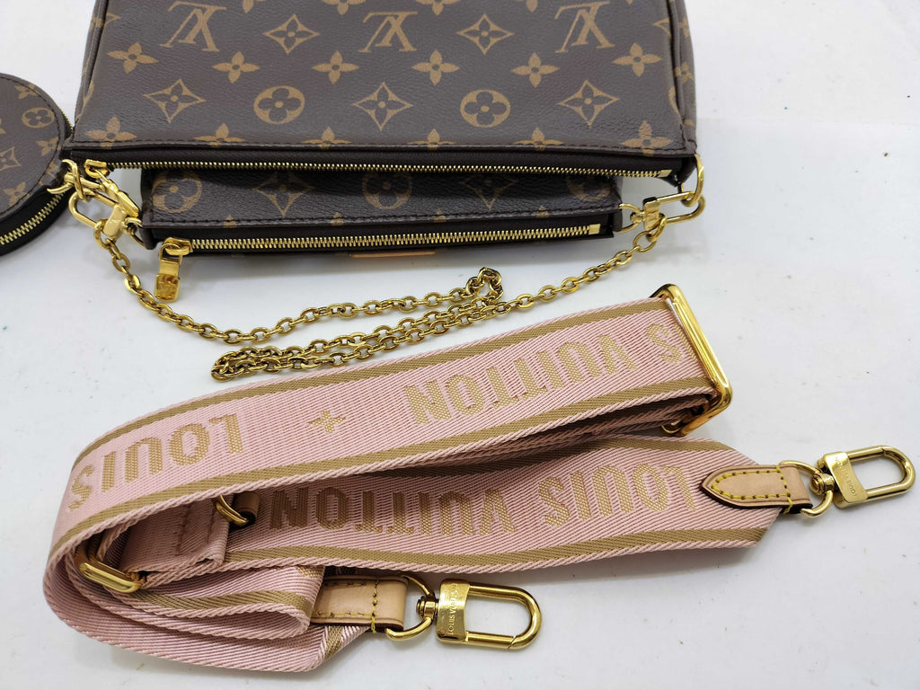Louis Vuitton Multi Pochette Accessories Pink Strap #2