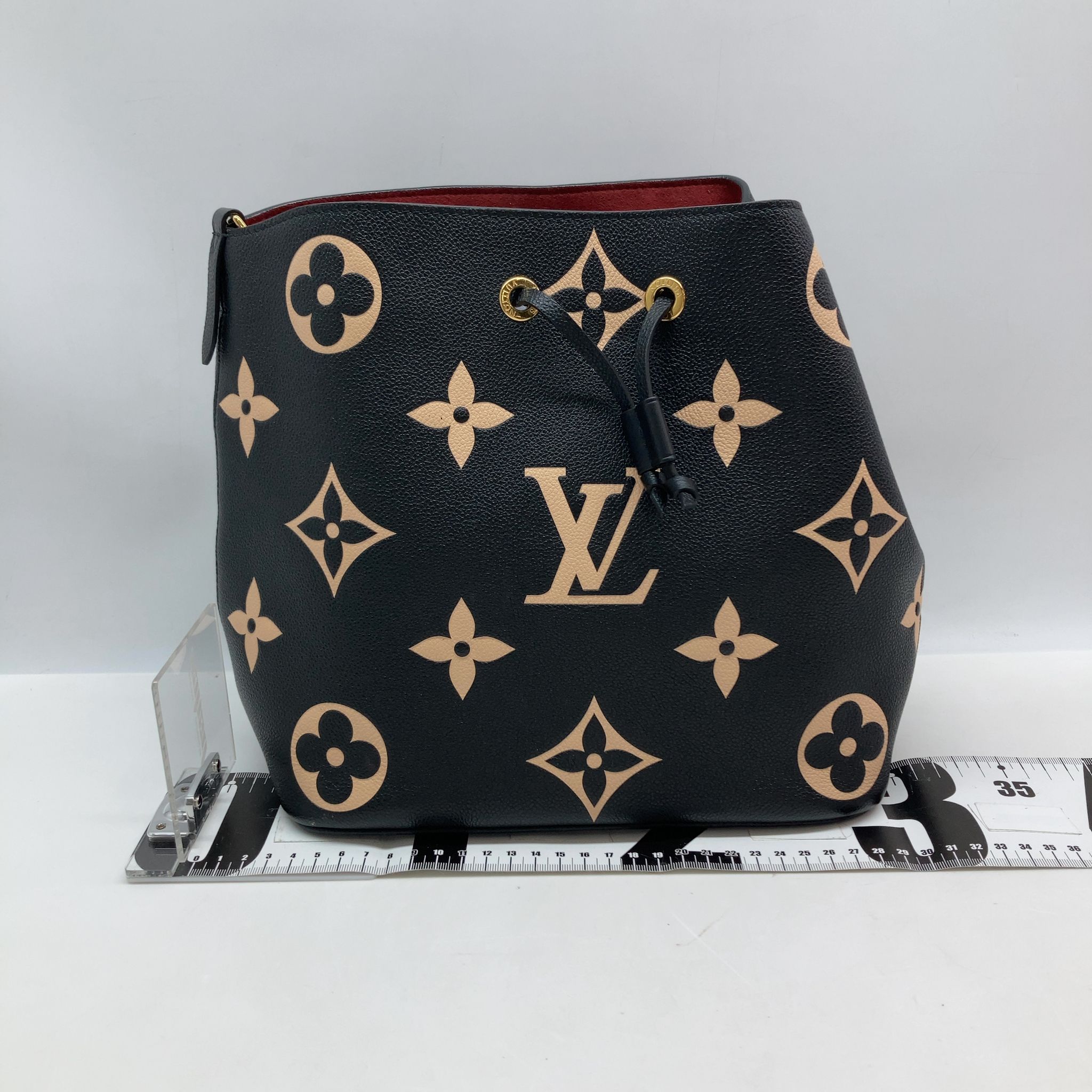 Louis Vuitton NeoNoe, Empreinte Monogram Giant Bicolor Anplant Calf Leather