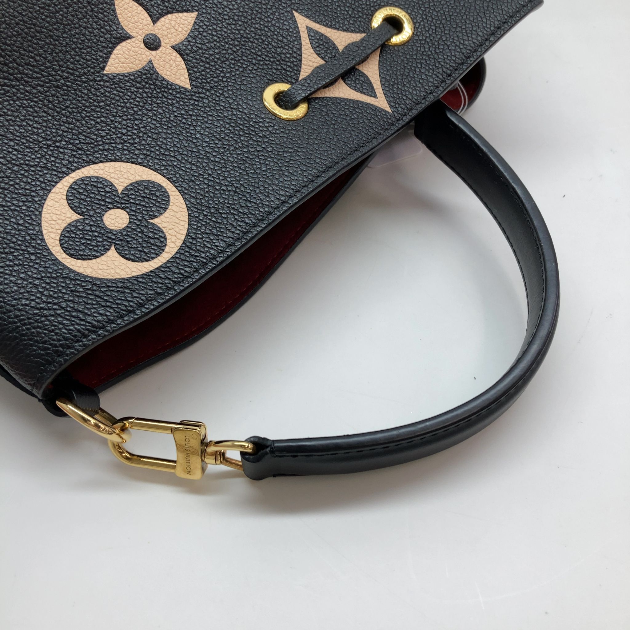 Louis Vuitton NeoNoe, Empreinte Monogram Giant Bicolor Anplant Calf Leather