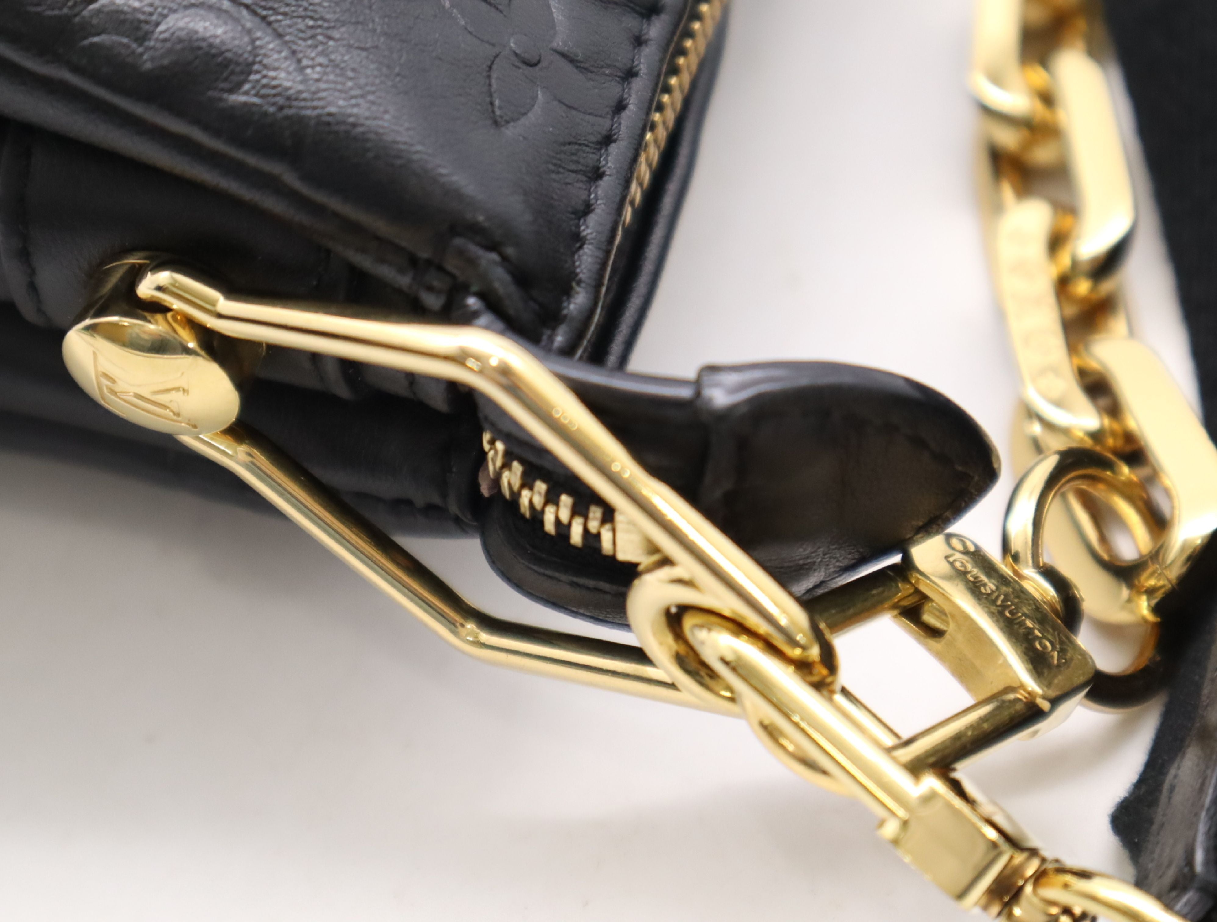 Louis Vuitton Coussin NM PM, Embossed Monogram Black m21260