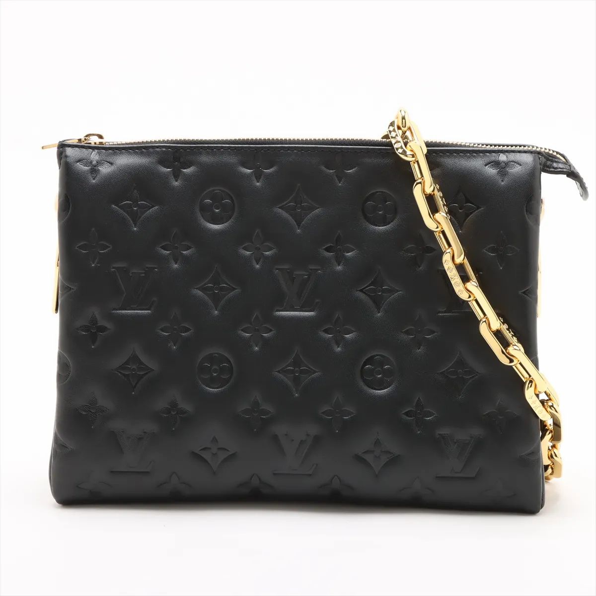 Louis Vuitton Coussin NM PM, Embossed Monogram Black