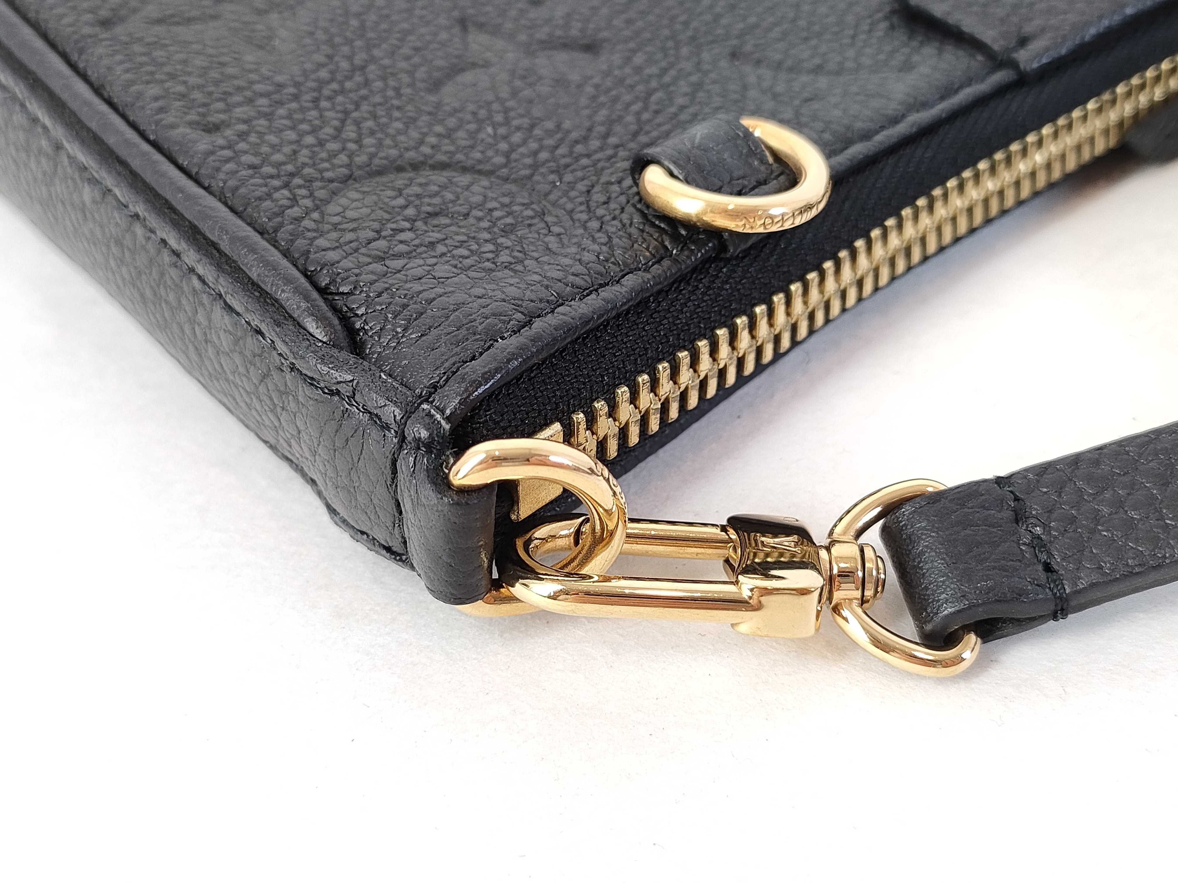 Louis Vuitton Easy Pouch Empreinte Leather Black