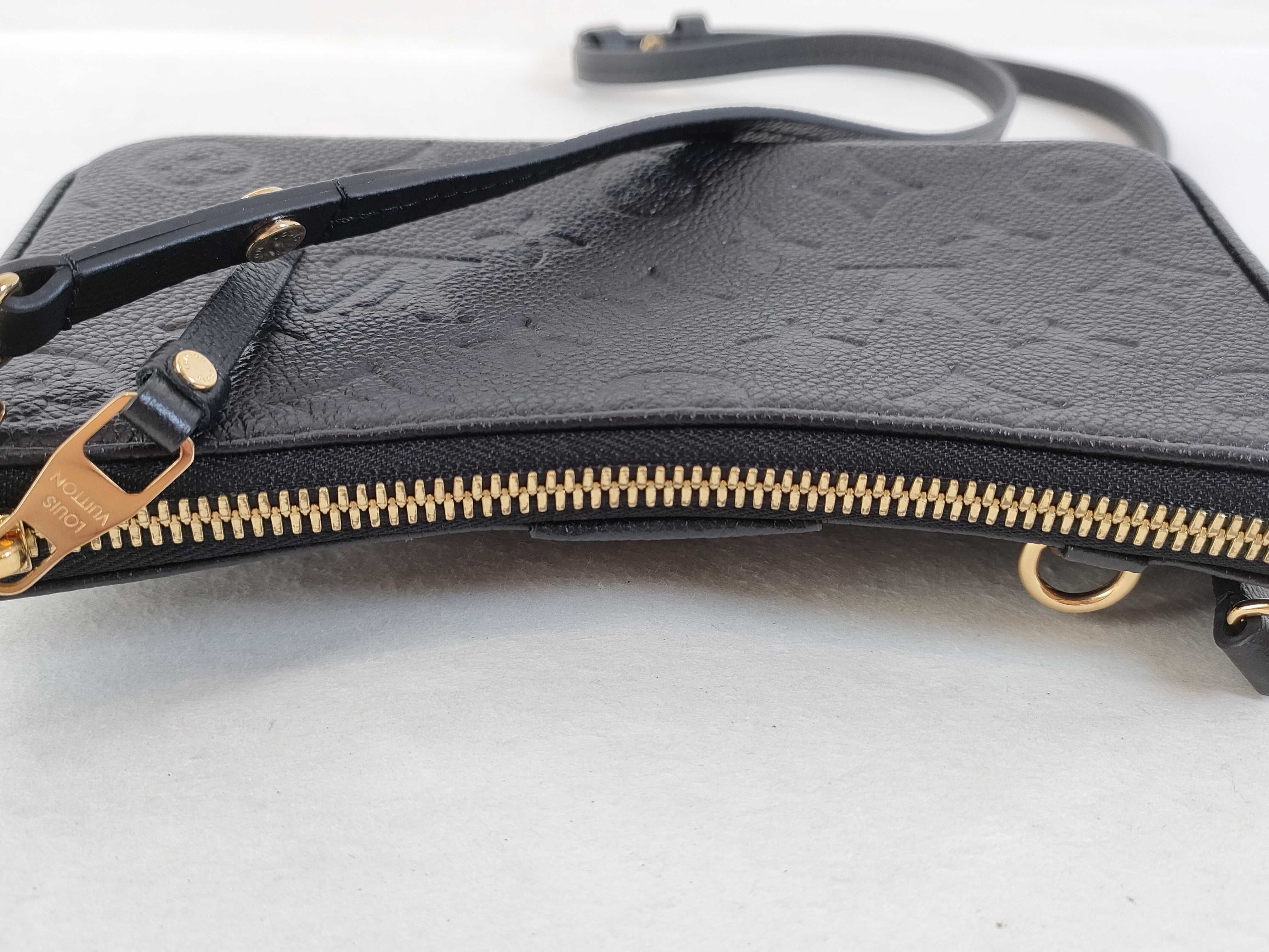 Louis Vuitton Easy Pouch Empreinte Leather Black