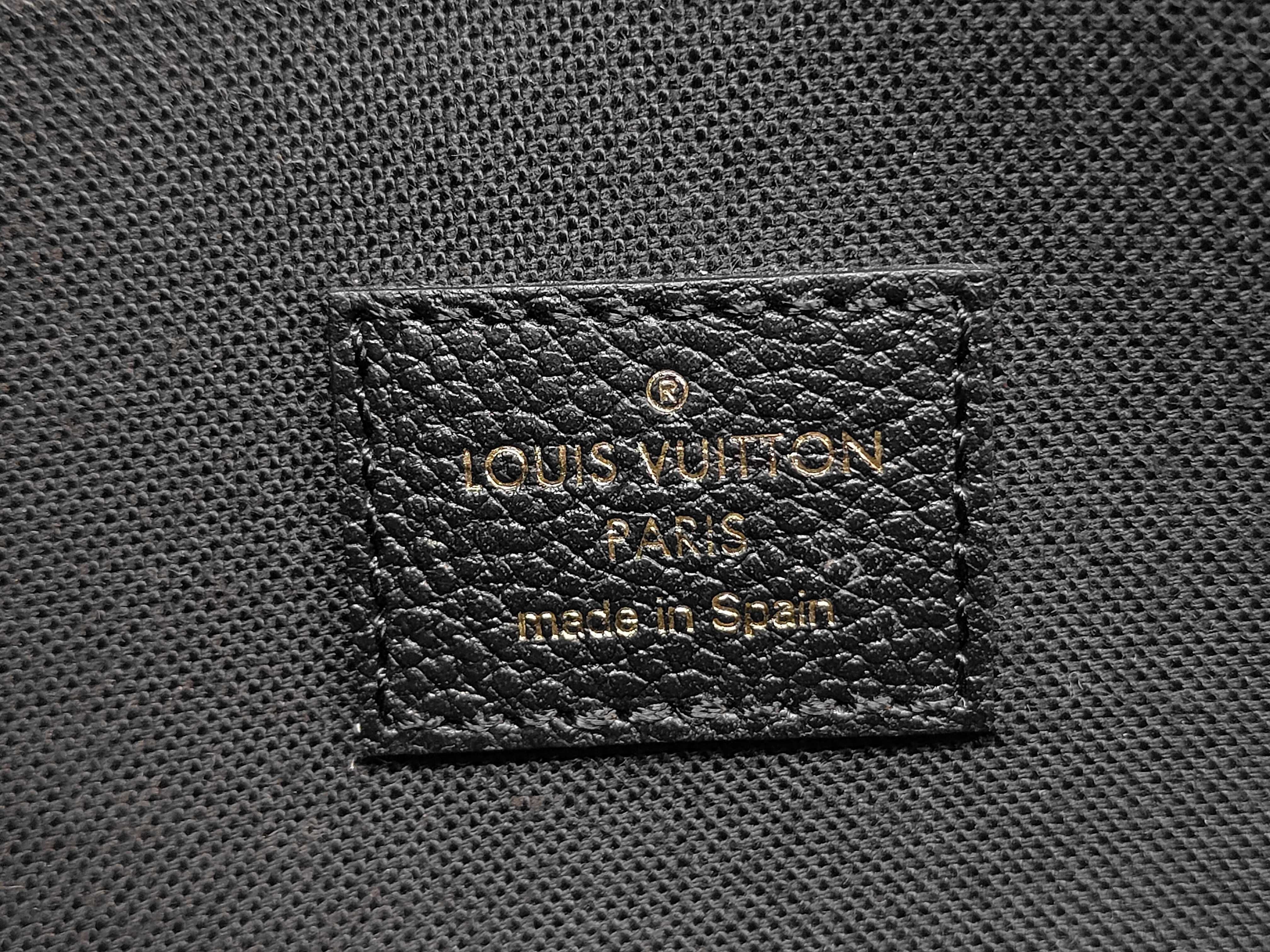 Louis Vuitton Félicie Pochette, Monogram Empreinte Black
