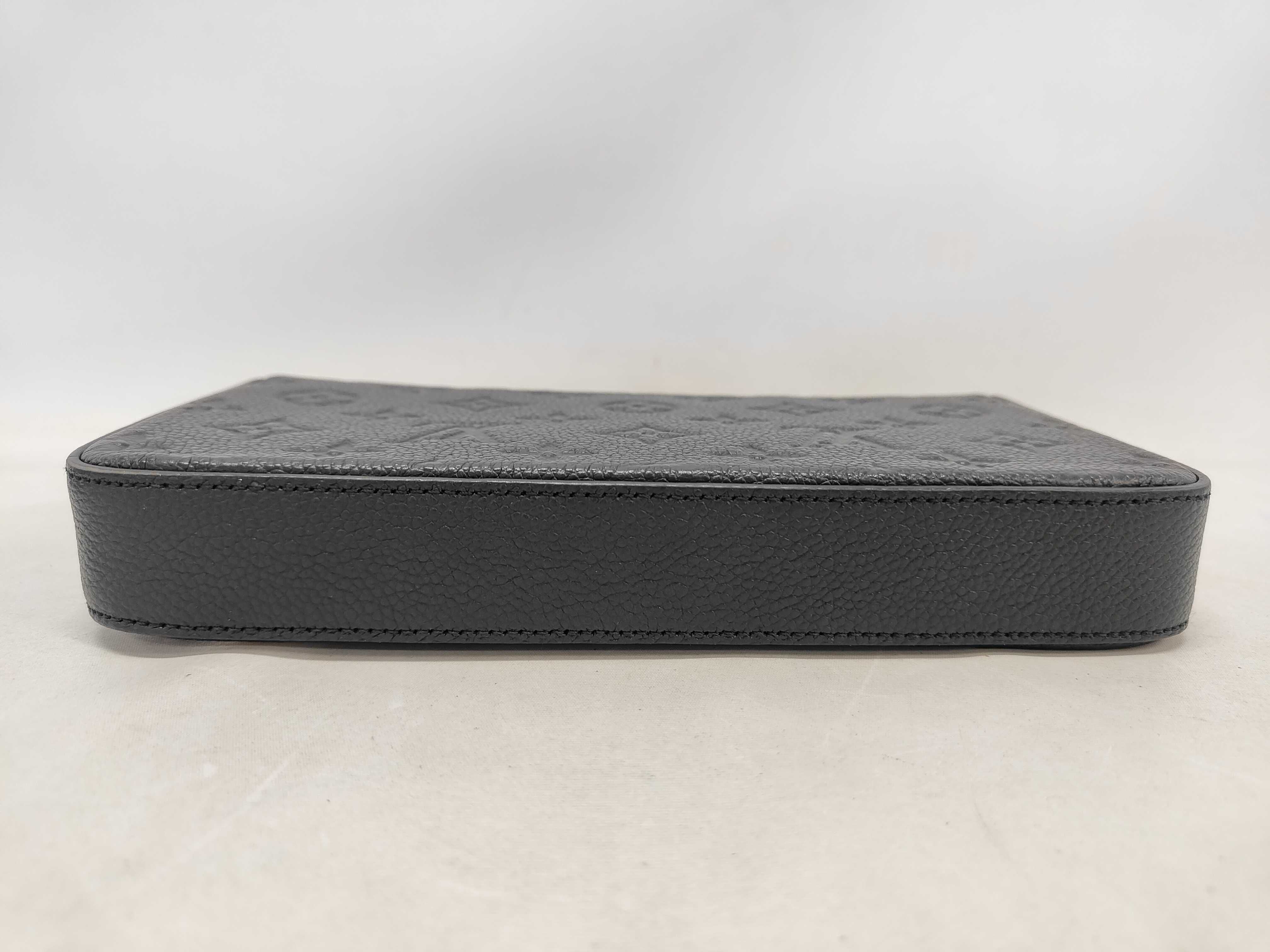 Louis Vuitton Félicie Pochette, Monogram Empreinte Black