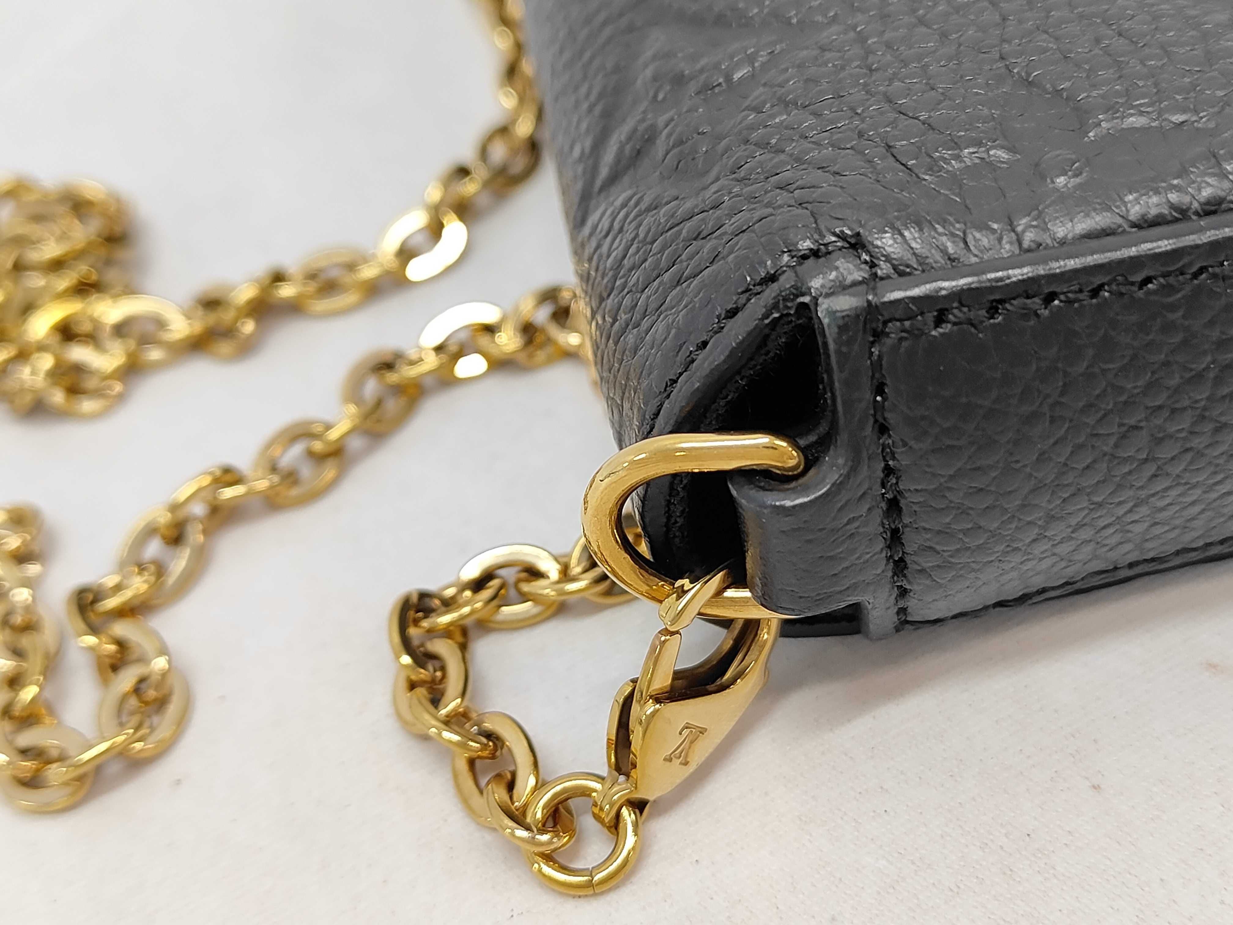 Louis Vuitton Félicie Pochette, Monogram Empreinte Black