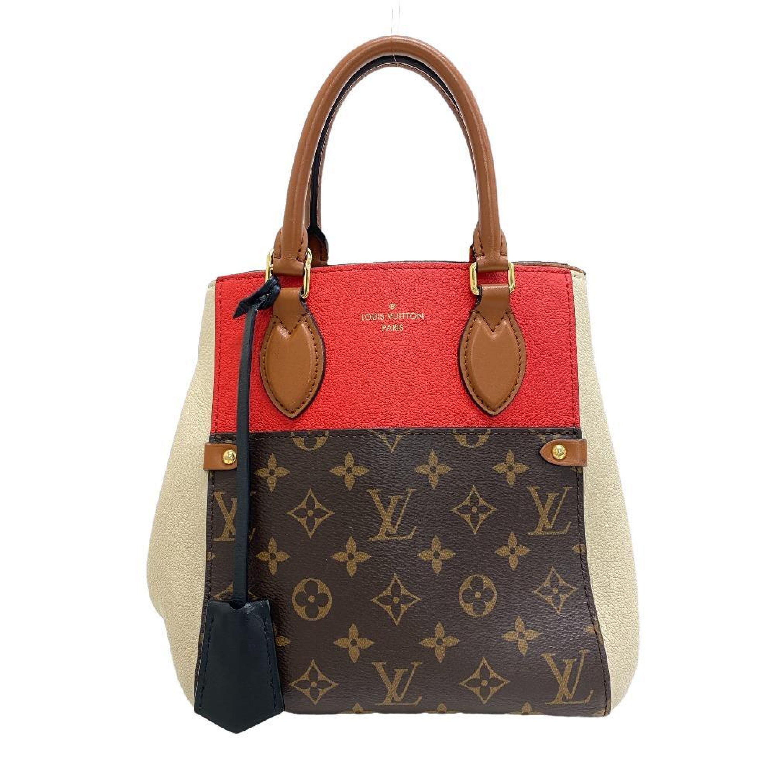 Louis VuittonMonogram Fold Tote Pm Red