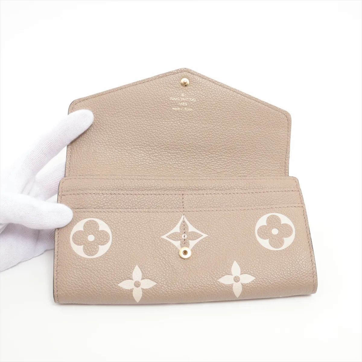 Louis Vuitton Sarah Wallet Bicolor Monogram Empreinte