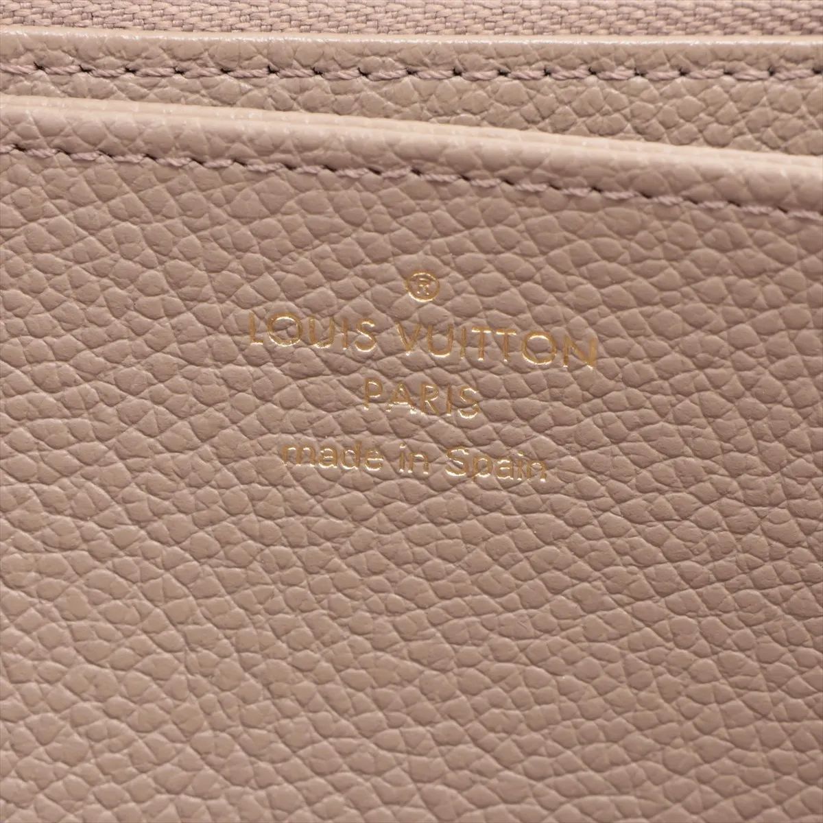 Louis Vuitton Zippy Wallet NM Empreinte Cream