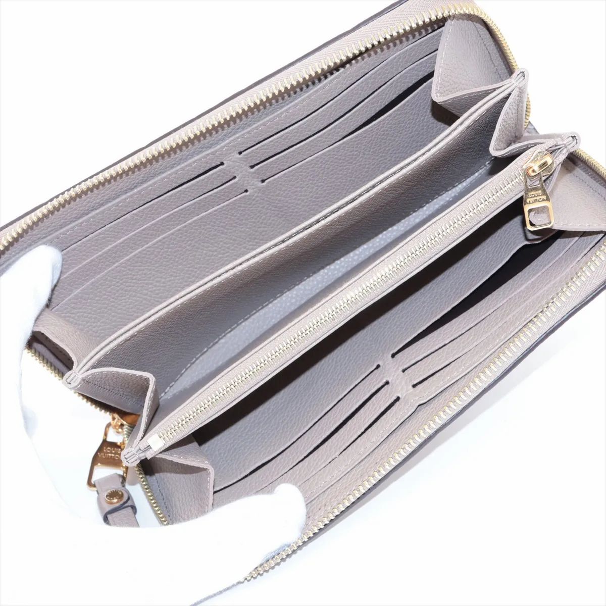 Louis Vuitton Zippy Wallet NM Empreinte Cream
