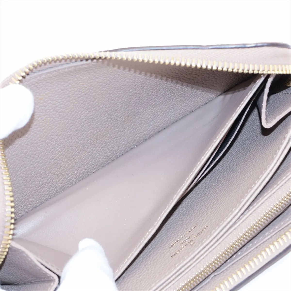 Louis Vuitton Zippy Wallet NM Empreinte Cream