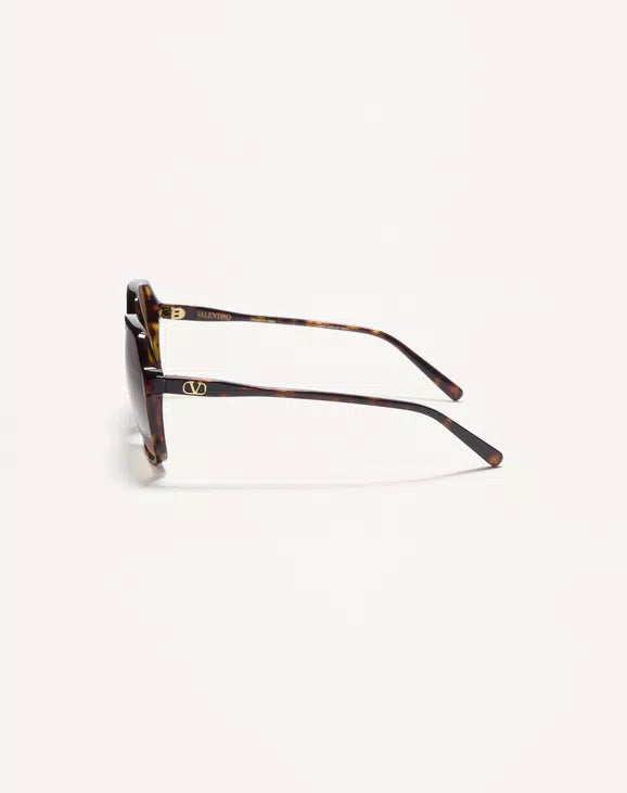 Valentino Rectangular Acetate Glasses