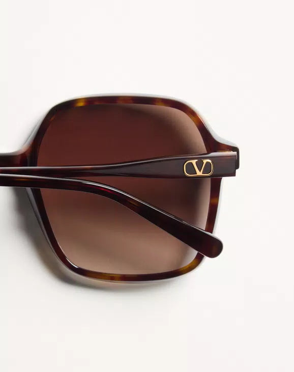 Valentino Rectangular Acetate Glasses