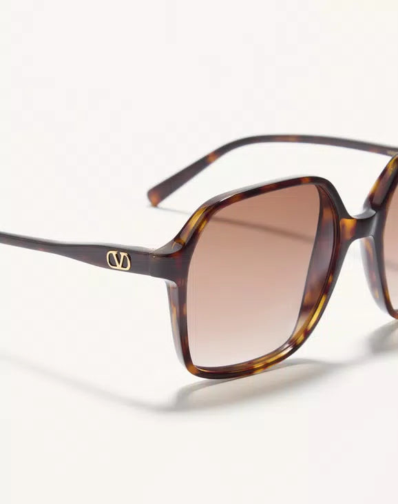 Valentino Rectangular Acetate Glasses