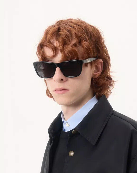 Valentino Rectangular Acetate Eyewear