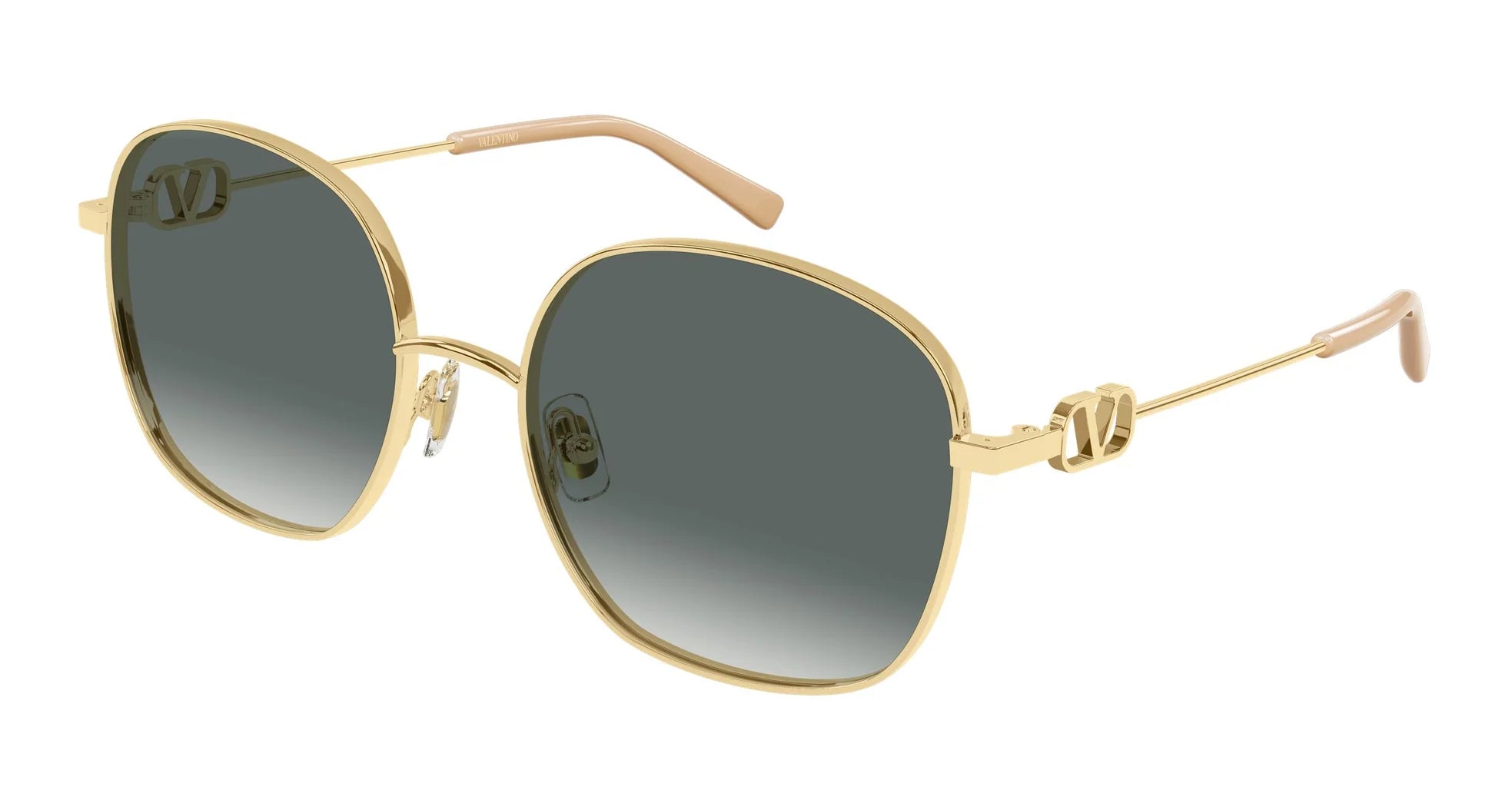 Valentino Square Metal Eyewear