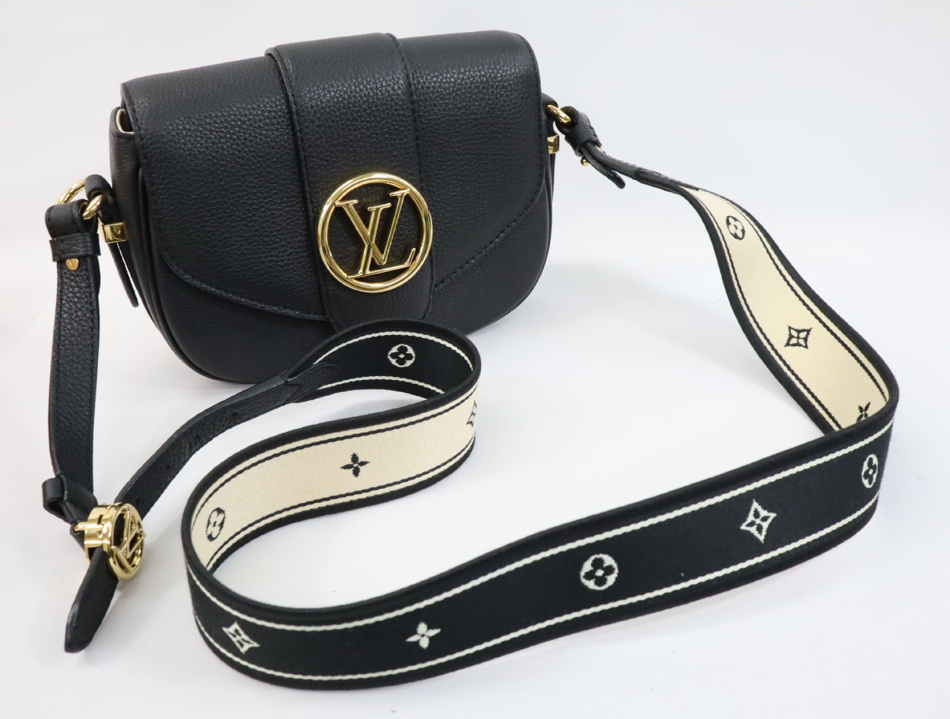 Louis Vuitton Logo Pont Neuf Soft Pm Shoulder Bag