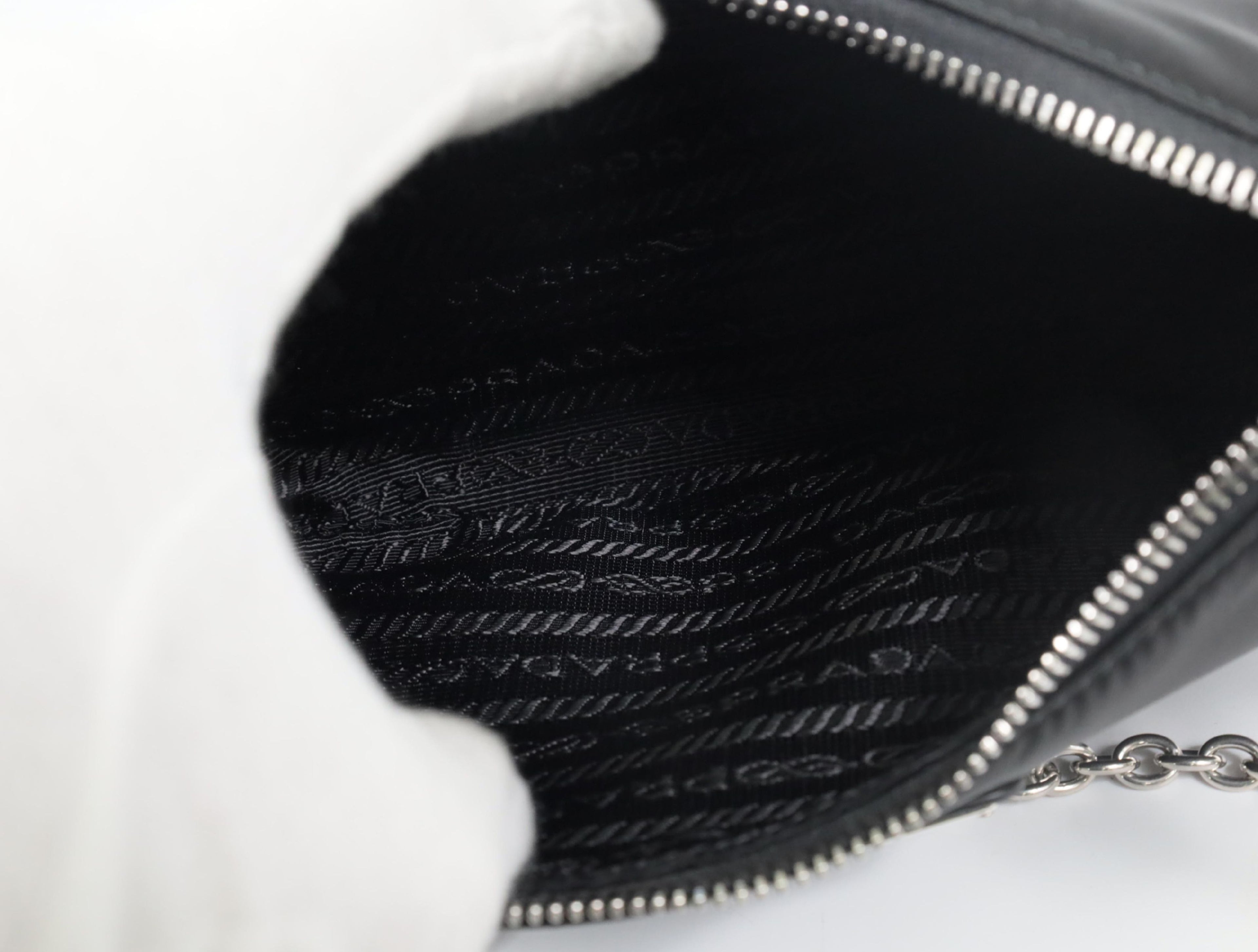 Prada Re-Edition 2005 Nylon Silver Condition: A