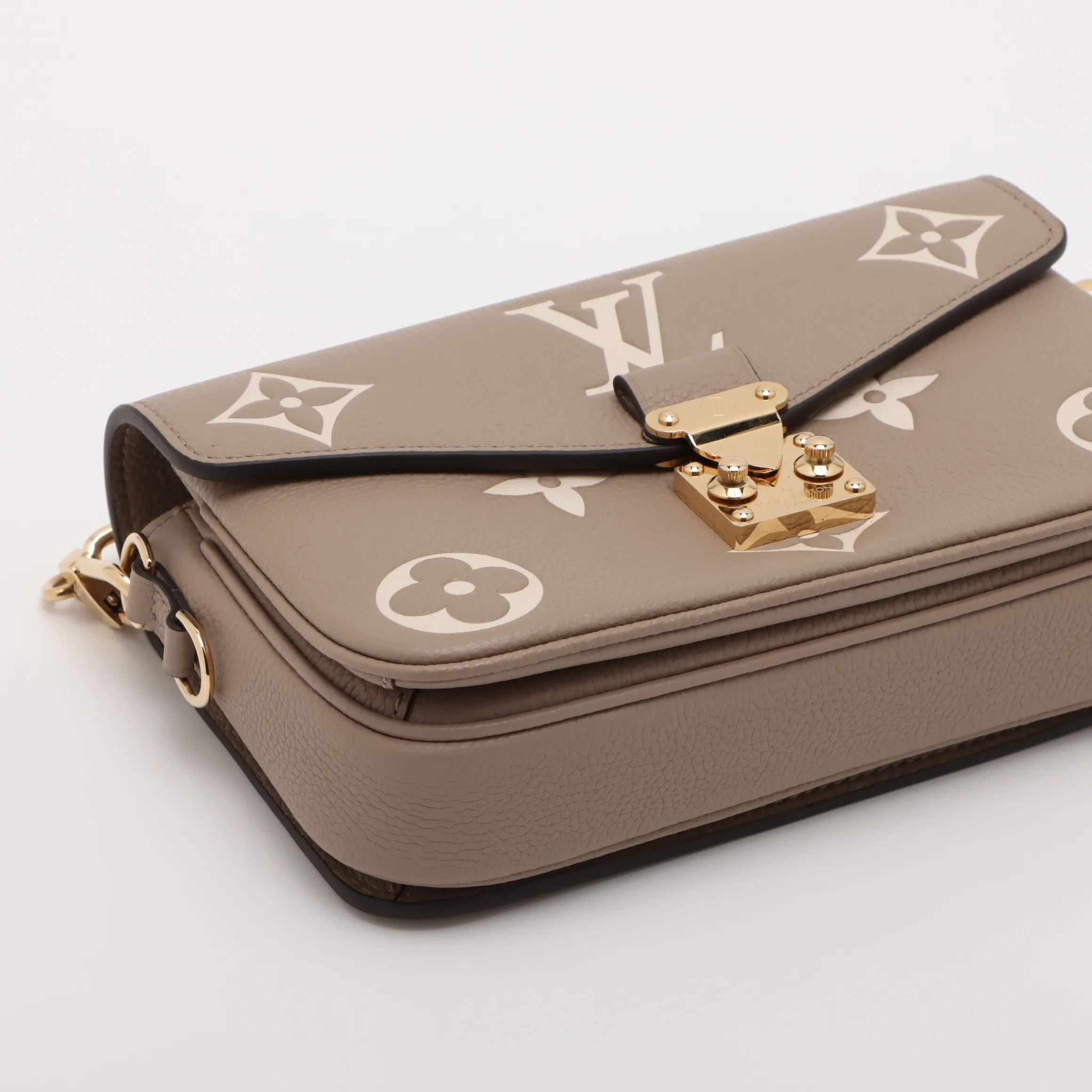 Bicolor monogram Empreinte Pochette Metis Beige