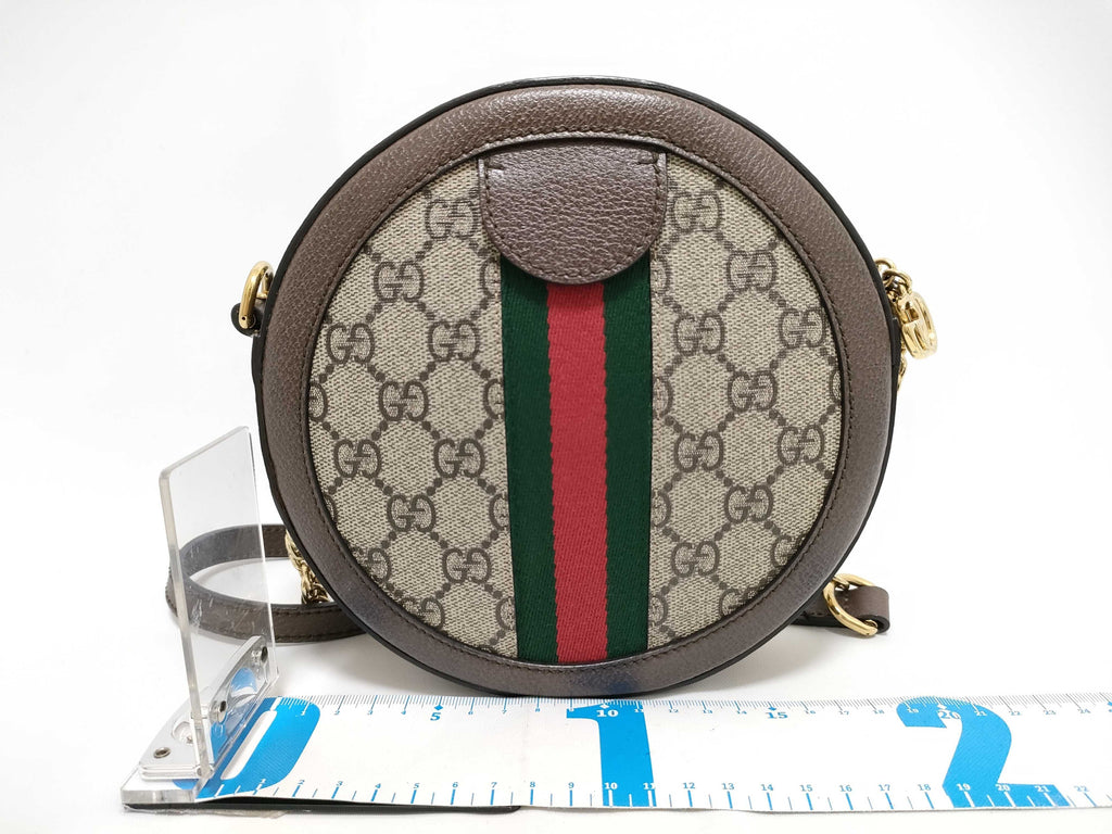 Gucci GG Supreme Gucci Ophidia Shoulder Bag Round