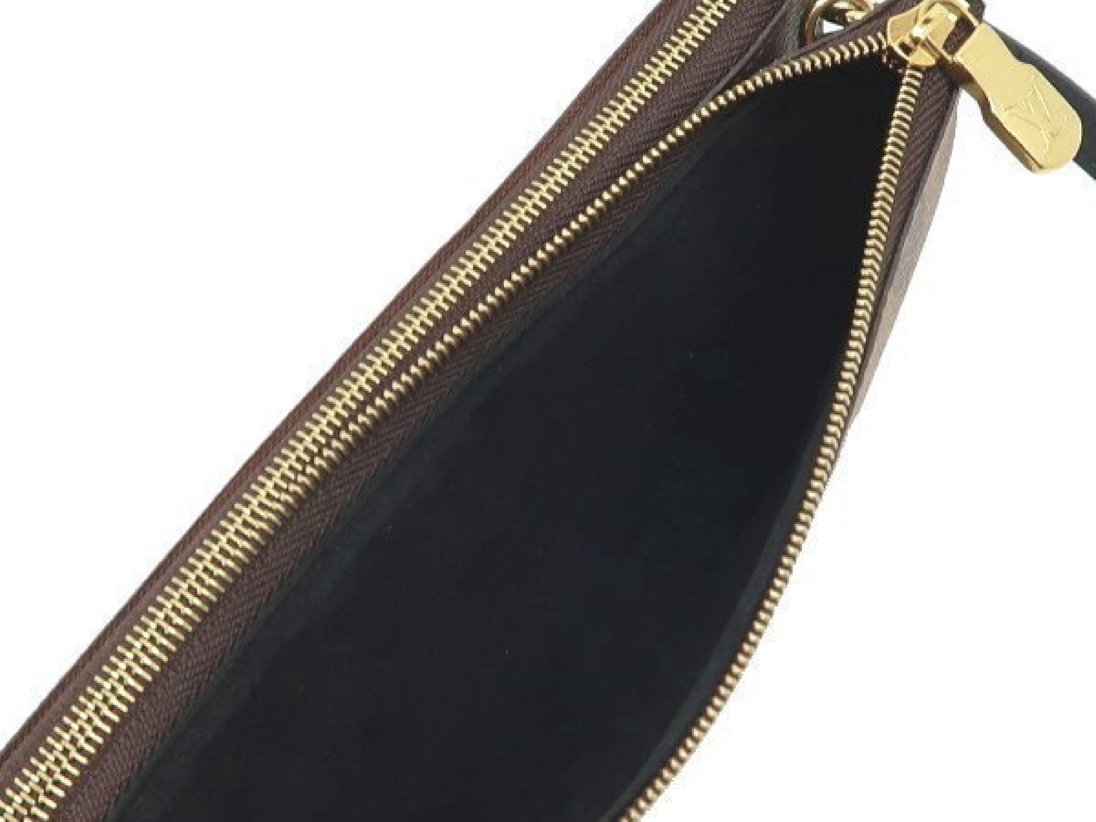 Louis Vuitton Double Zip Pochette, Monogram Giant Reverse