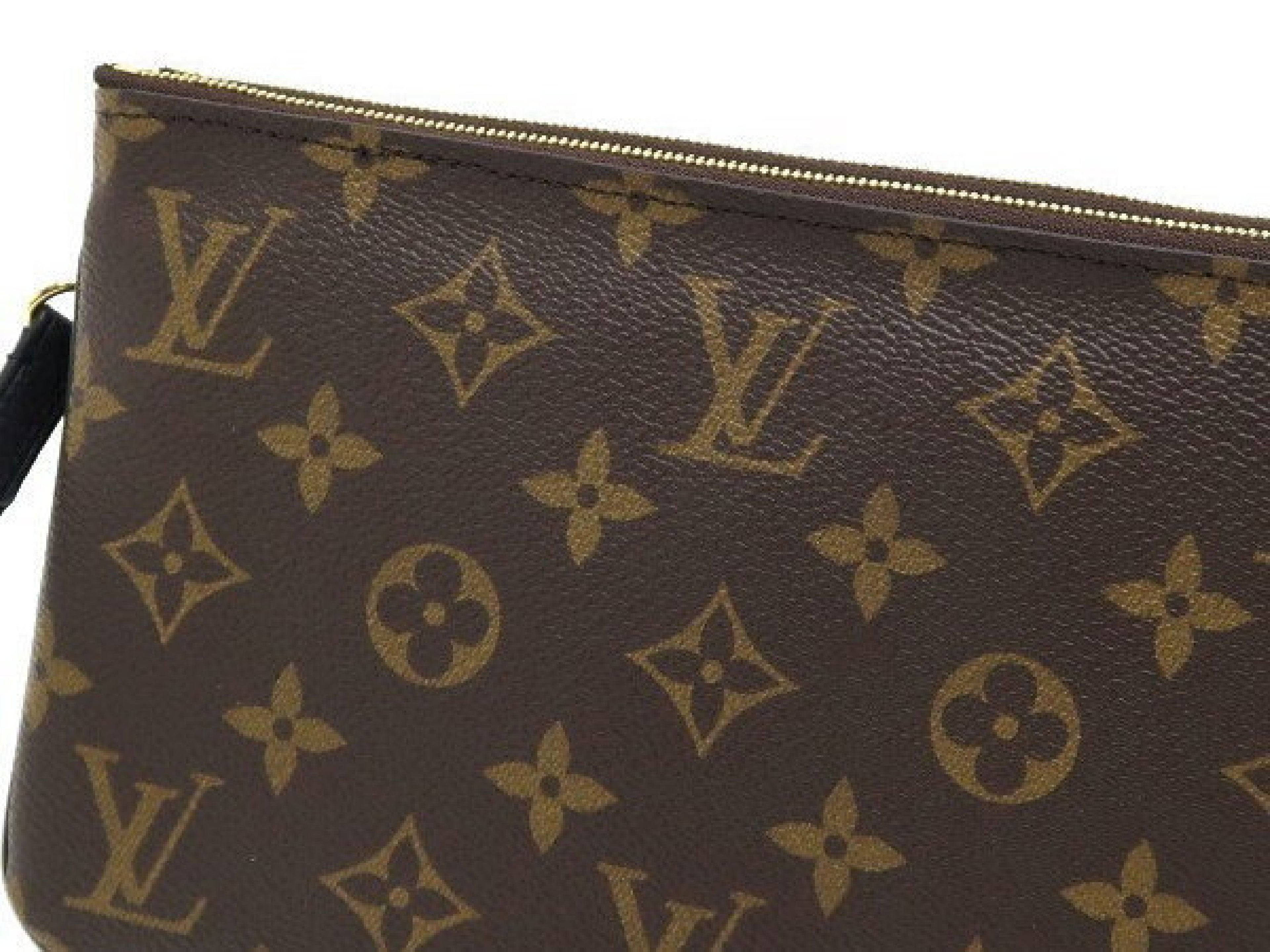Louis Vuitton Double Zip Pochette, Monogram Giant Reverse