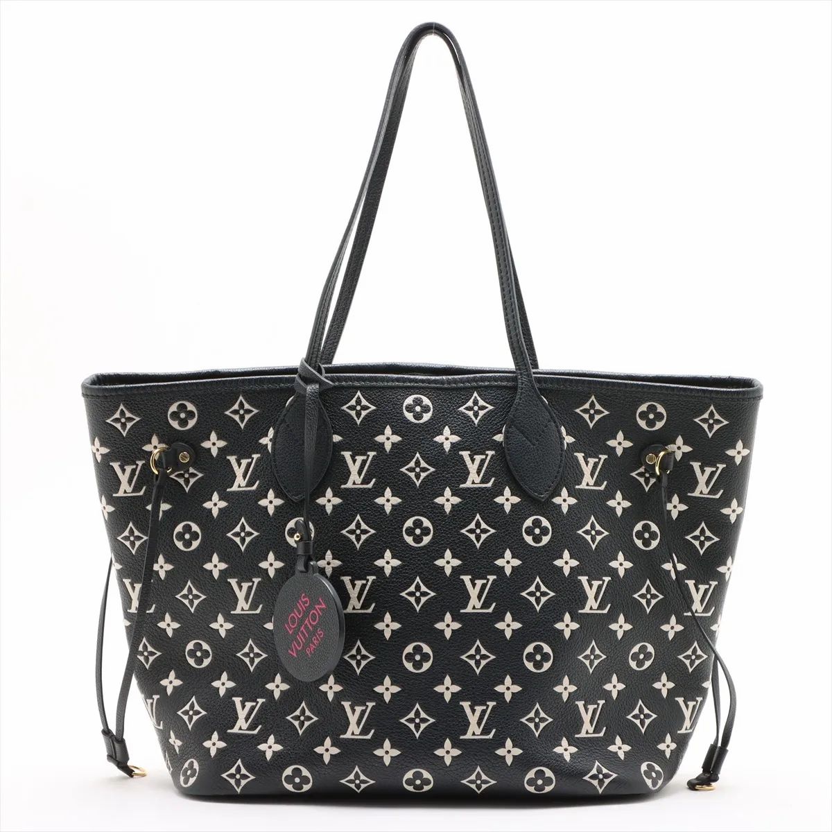 Louis Vuitton Neverfull Empreinte MM Black White